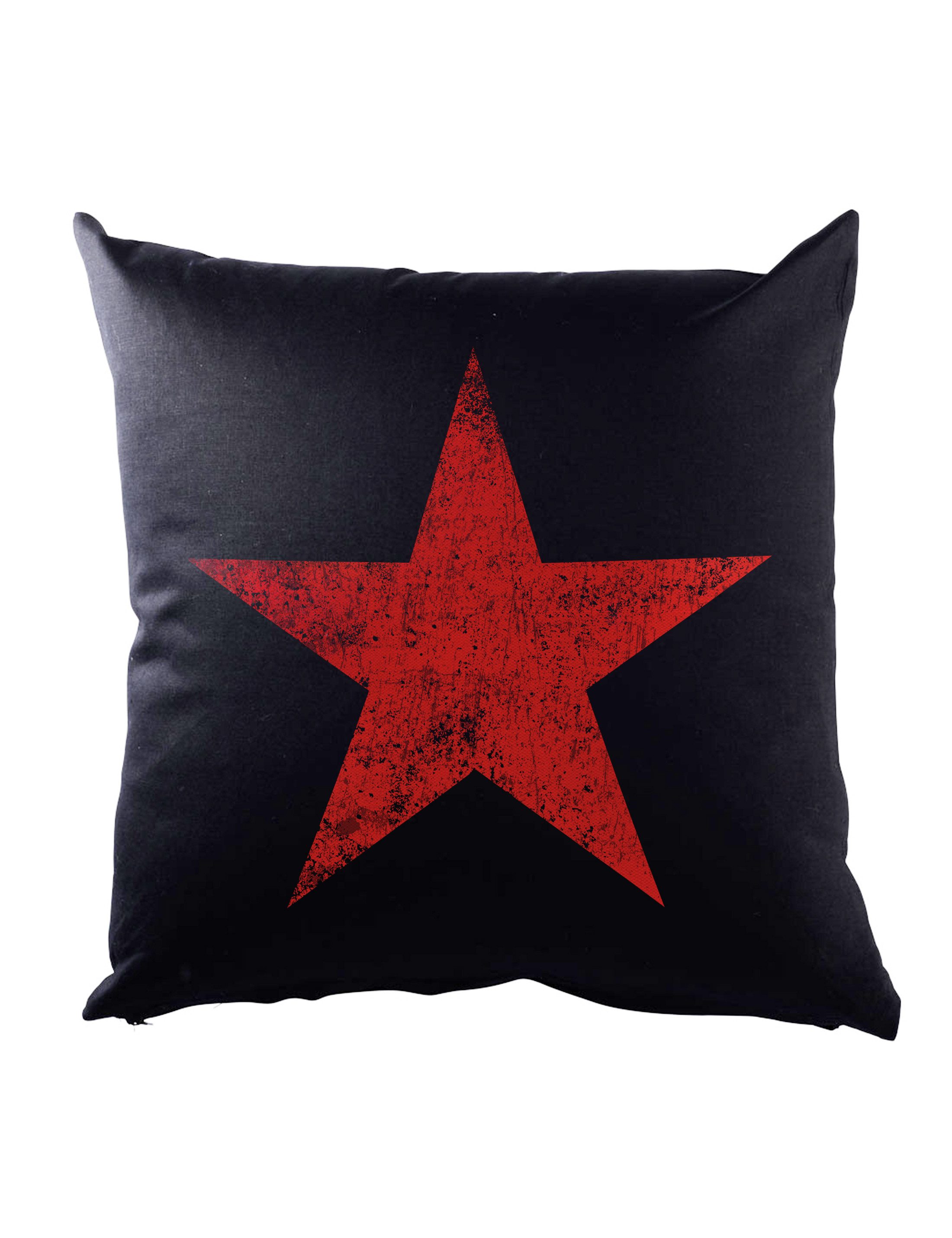 Dekokissen Punk Star Dekokissen Anarchy Rock Music Red Logo Symbol Stern Tattoo