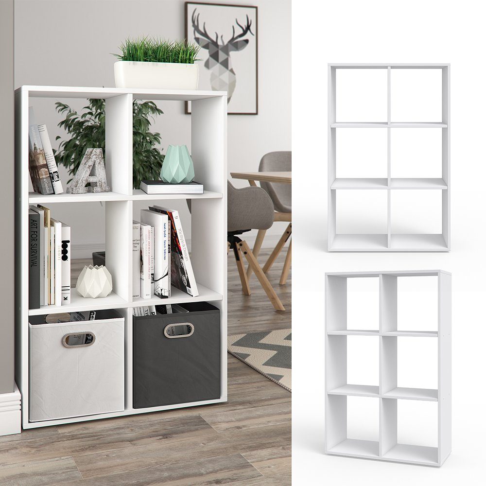 Vicco Raumteiler Karree, Weiß, 72 x günstig online kaufen