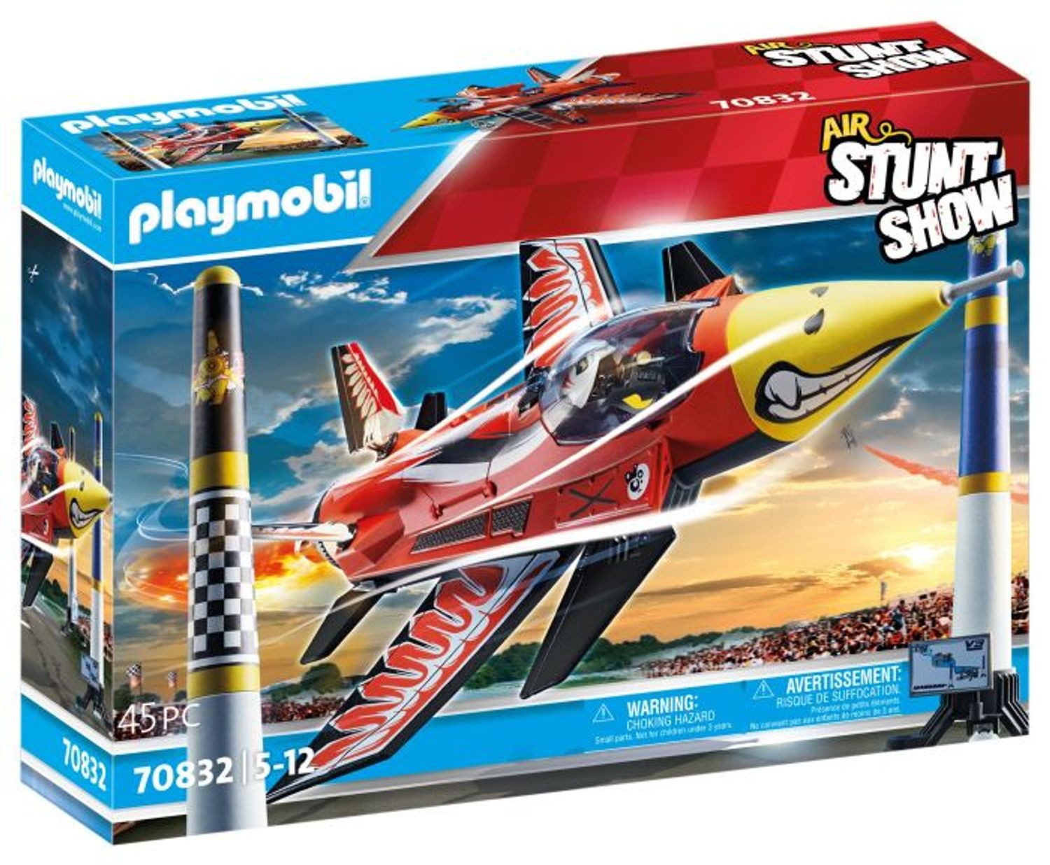 Playmobil® Stuntshow Düsenjet Eagle Konstruktions-Spielset, (Düsenjet Eagle), Made in Europe