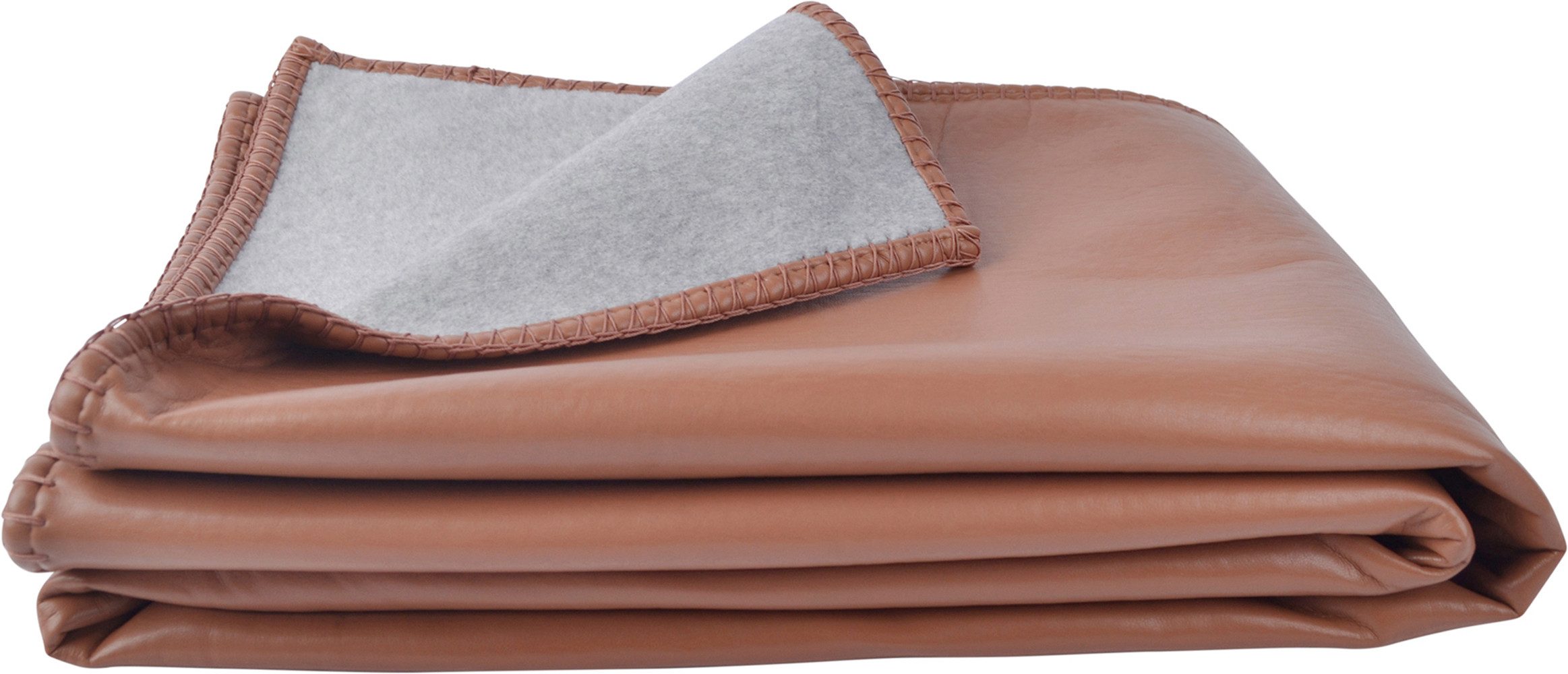 Wohndecke Soft-Vegan, ZOEPPRITZ1828, edle Doubleface Kunstlederdecke