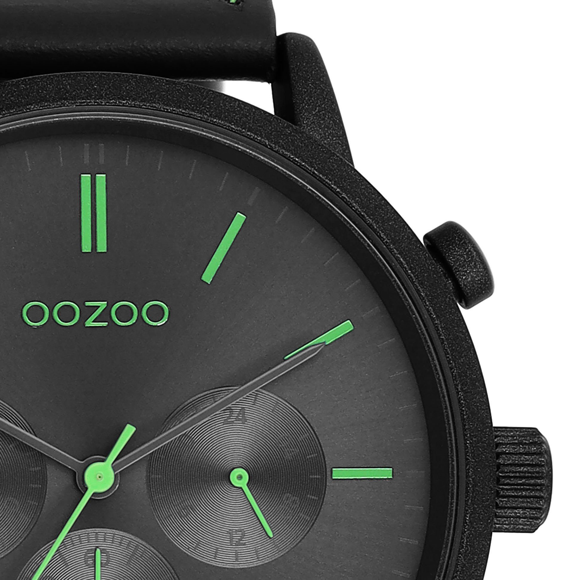 OOZOO Quarzuhr C11208, Armbanduhr, Herrenuhr, Lederarmband, günstig online kaufen