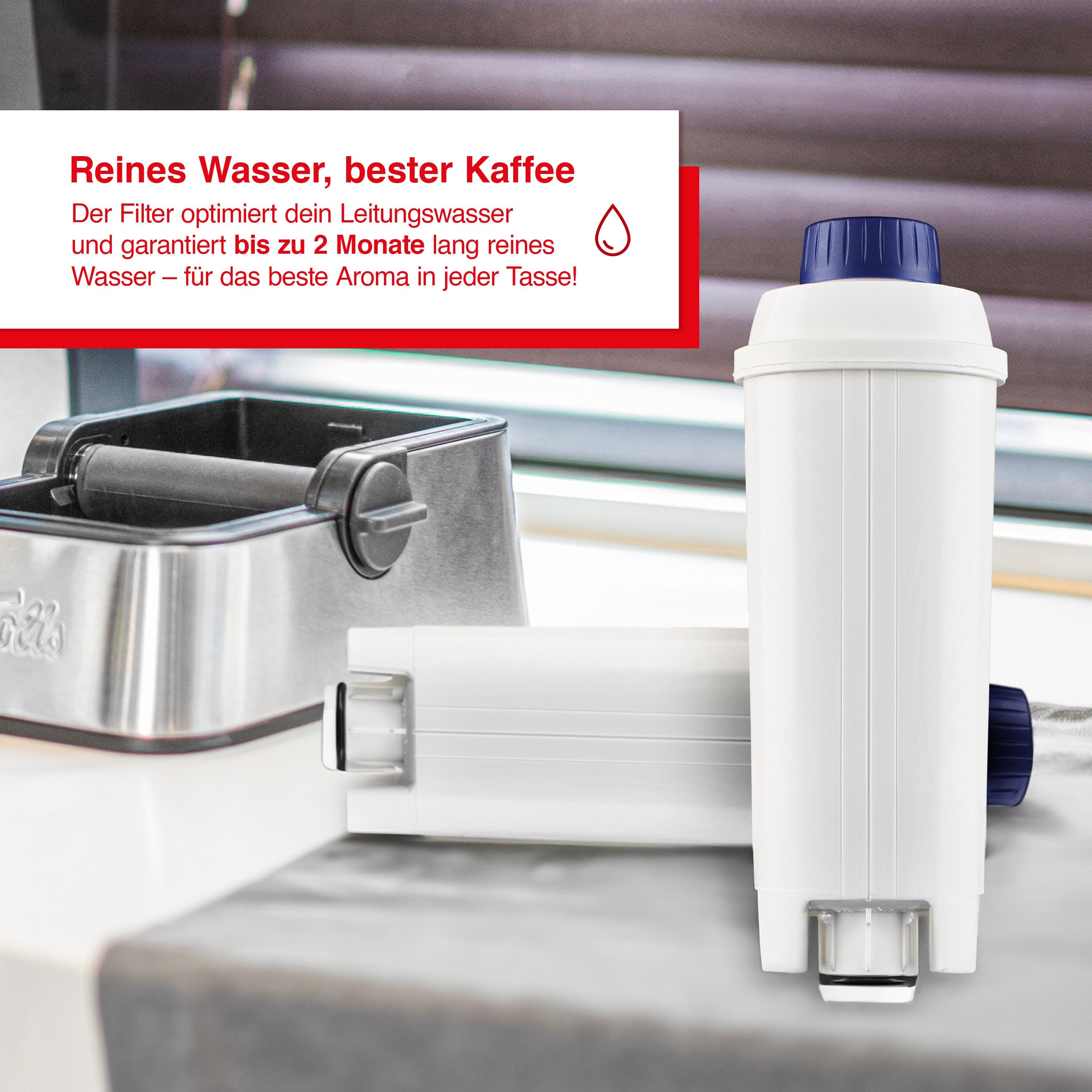 SOLIS OF SWITZERLAND Wasserfilter für Solis Grind&Infuse 1018, schützt vor Verkalkung