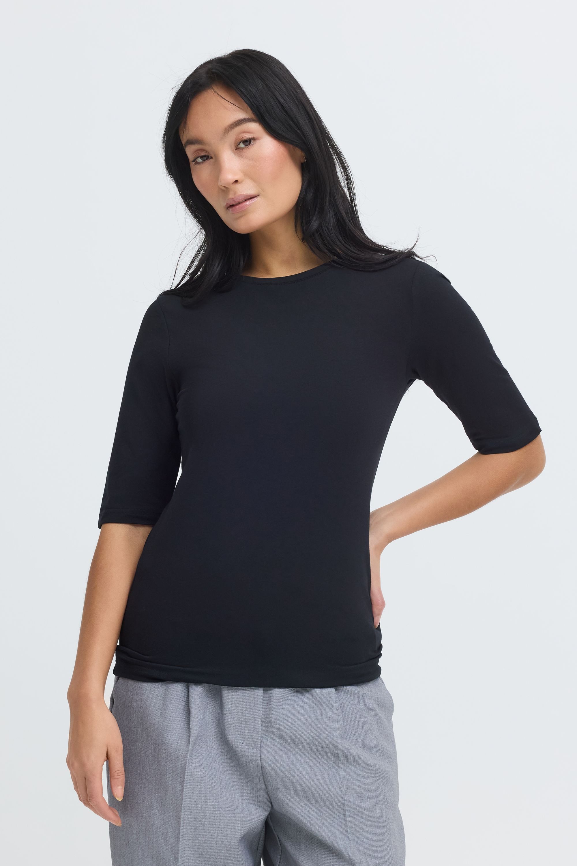 OXMO Rundhalsshirt OXNPubby Basic T-Shirt