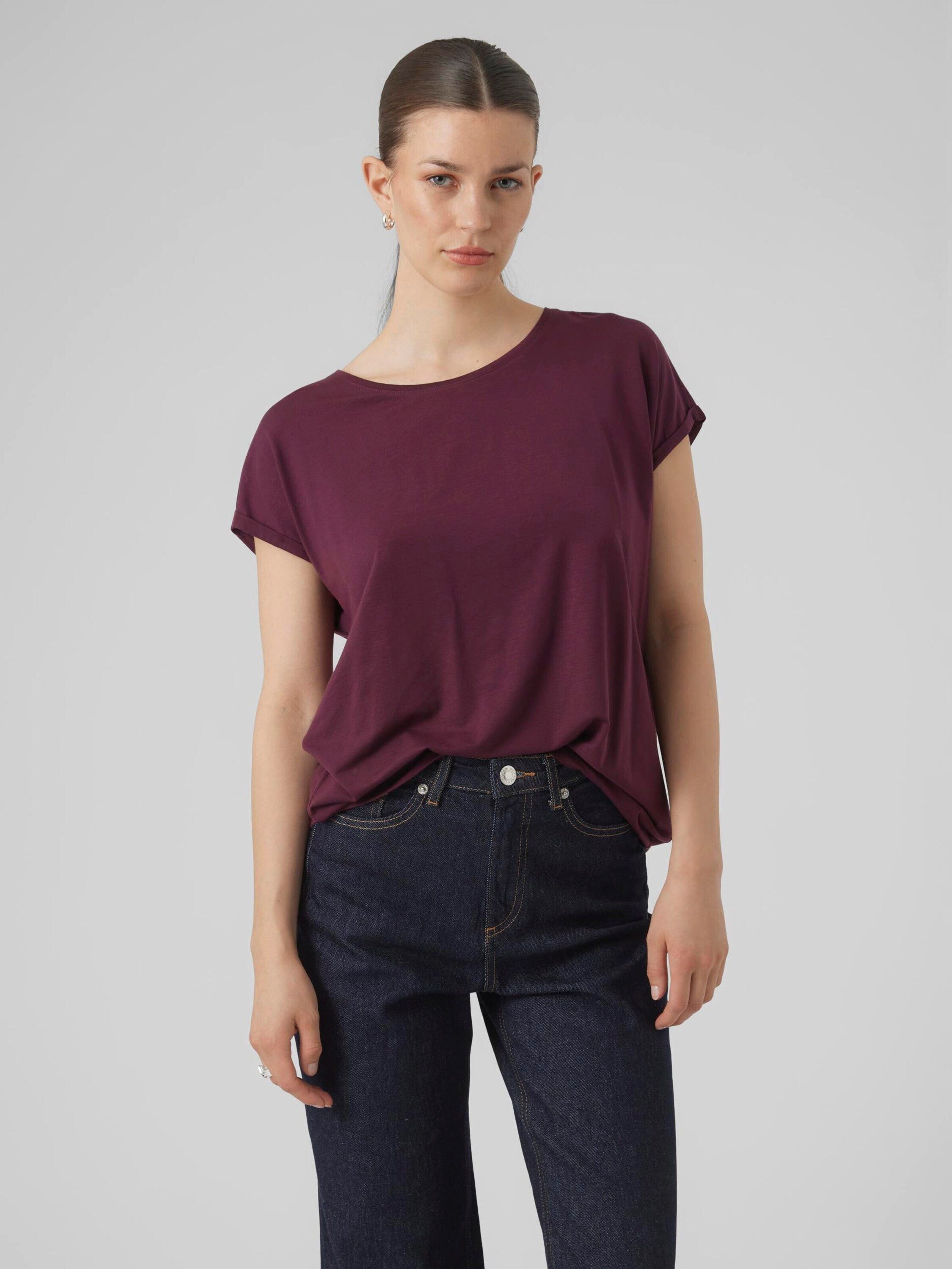 Vero Moda T-Shirt VMAva (1-tlg) Plain/ohne Details günstig online kaufen