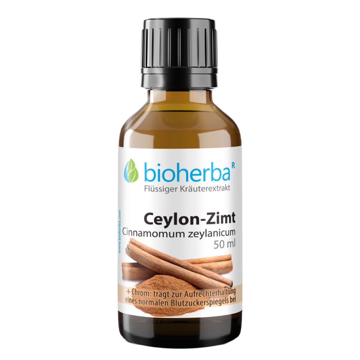 BIOHERBA R Ceylon-Zimt Cinnamomum zeylanicum Tropfen Tinktur 50 ml Nahrungsergänzungsmittel