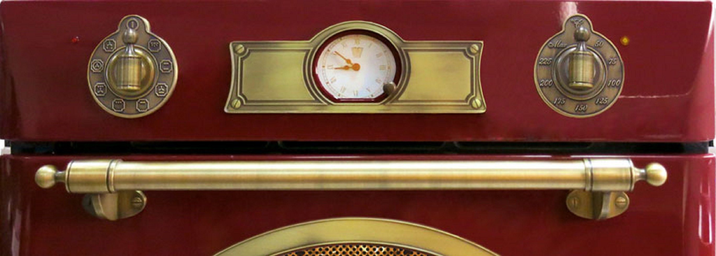 Kaiser Küchengeräte Einbaubackofen EH 6355 RotEm+5 Jahres Garantie, mit 1-fach-Teleskopauszug, Elektro Einbau Backofen Autark 60cm 67L 8 Funktionen