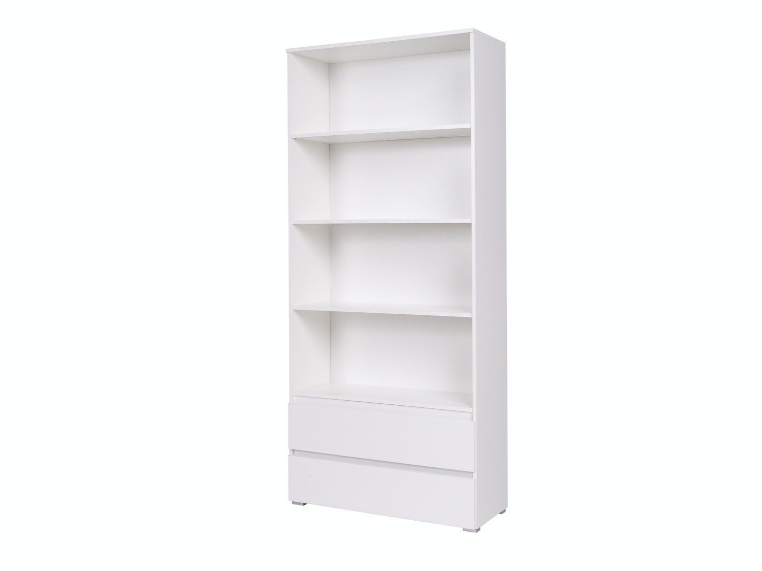 MOEBLO Regal MOON M03, Moderne Wohnzimmer Möbel Regale Vitrine Bücherregale, griffloses System, - (BxHxT): 90x204x34 cm