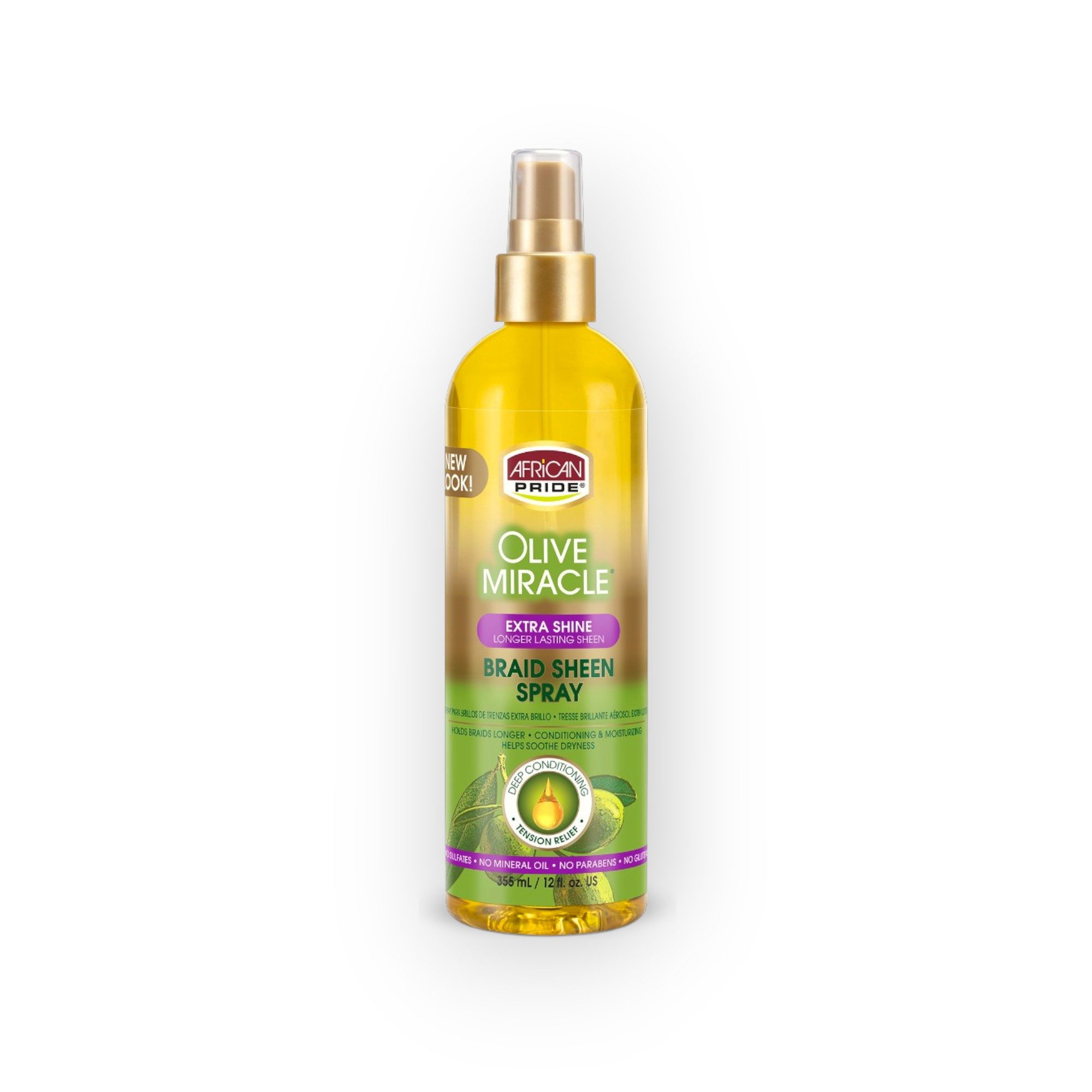 Haarspray AP Olive Miracle Braid Sheen Spray Extra Shine