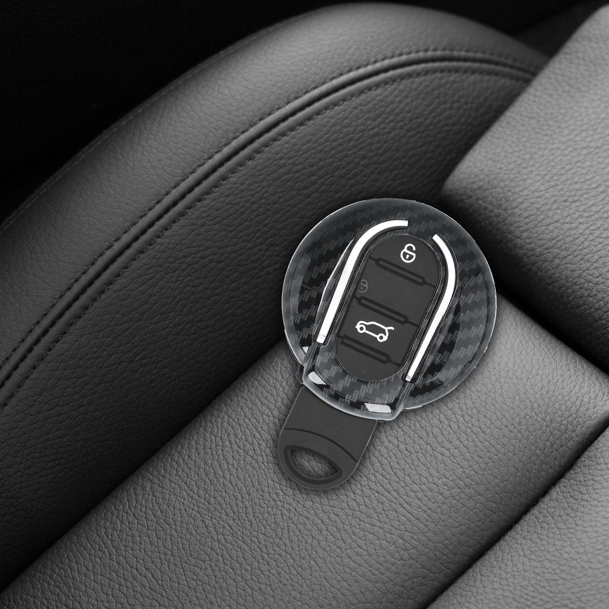 Autoschlüssel Schlüsseltasche Schlüsselhülle Schutzhülle Hülle für Mini, kwmobile Hardcover