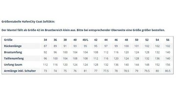 BMS Regenmantel >> HafenCity Coat SoftSkin << 100% wasserdicht