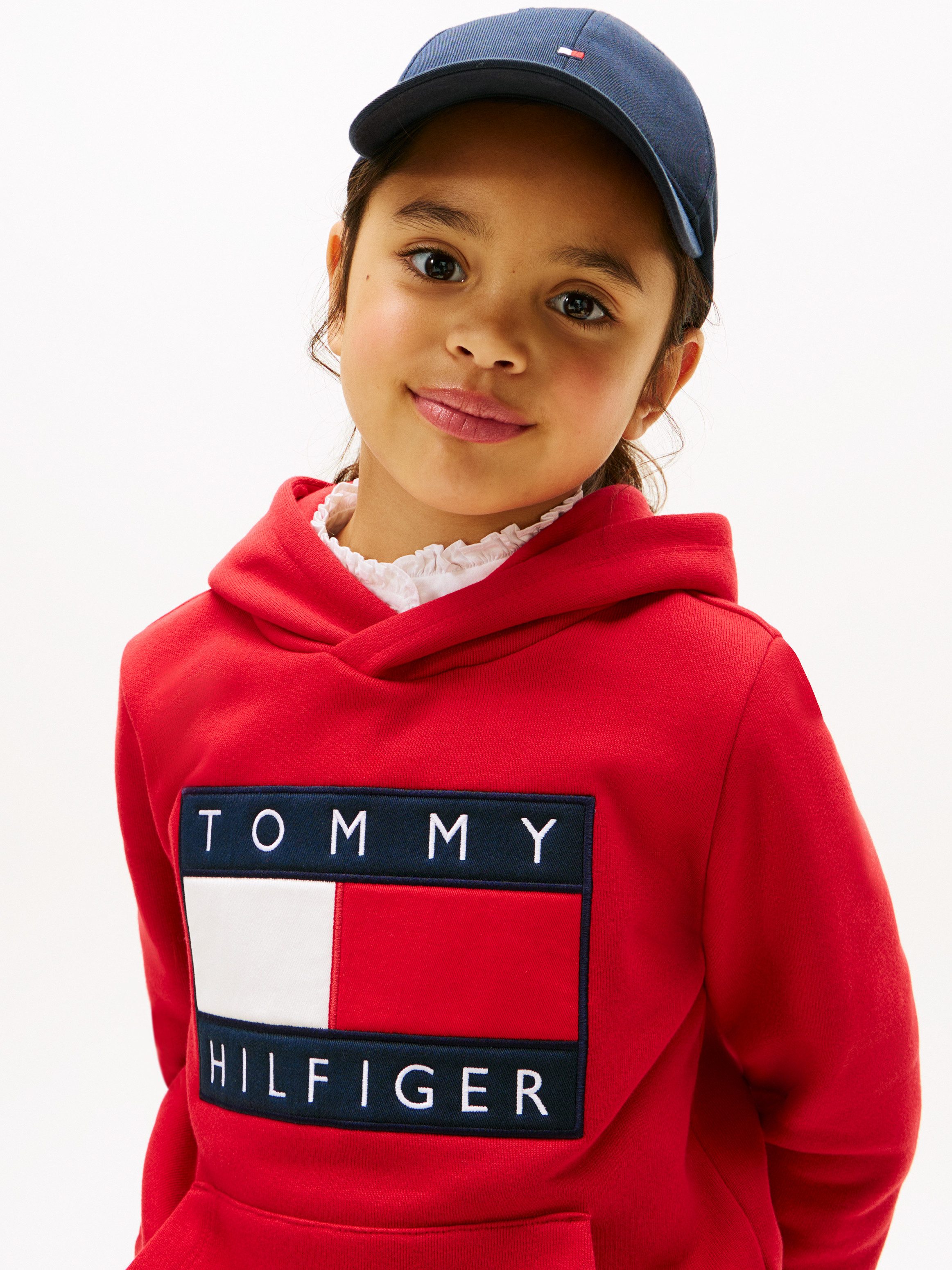 Tommy Hilfiger Kapuzensweatshirt Kinder bis 16 Jahre, mit Kapuze