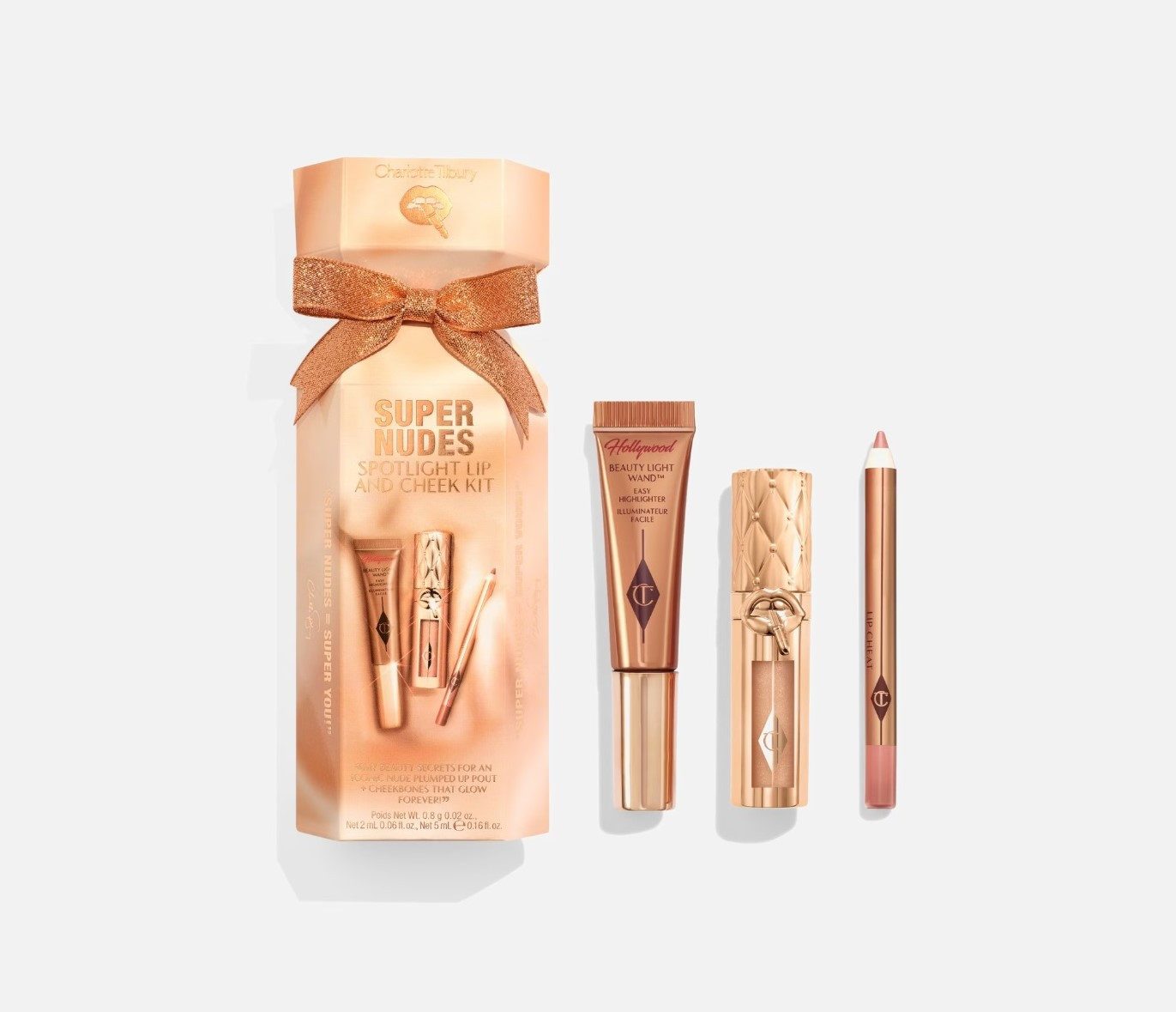 CHARLOTTE TILBURY Make-up Set Supernudes Lip Cheek Kit, 3-tlg.