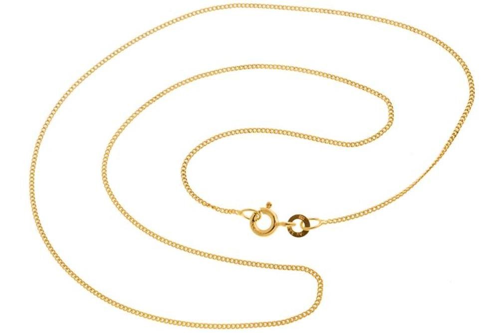 Silberkettenstore Goldkette Panzerkette 1mm - 333 günstig online kaufen