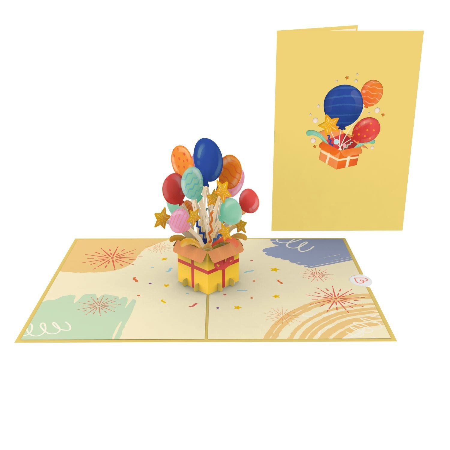 papercrush Geburtstagskarte Geschenkbox Pop-Up Karte