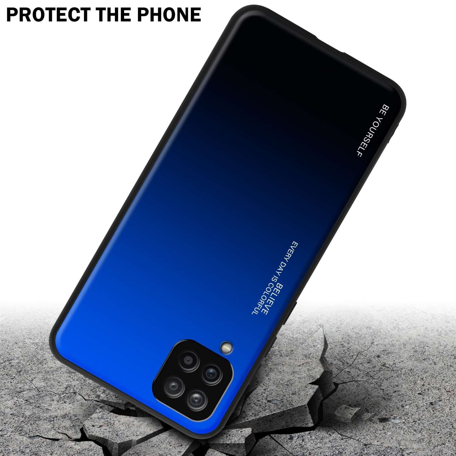Cadorabo Handyhülle für Samsung Galaxy A12 / M12 Hülle Samsung Galaxy A12 / M12, Robustes Hard Case - Handy Schutzhülle - Hülle - Back Cover Bumper