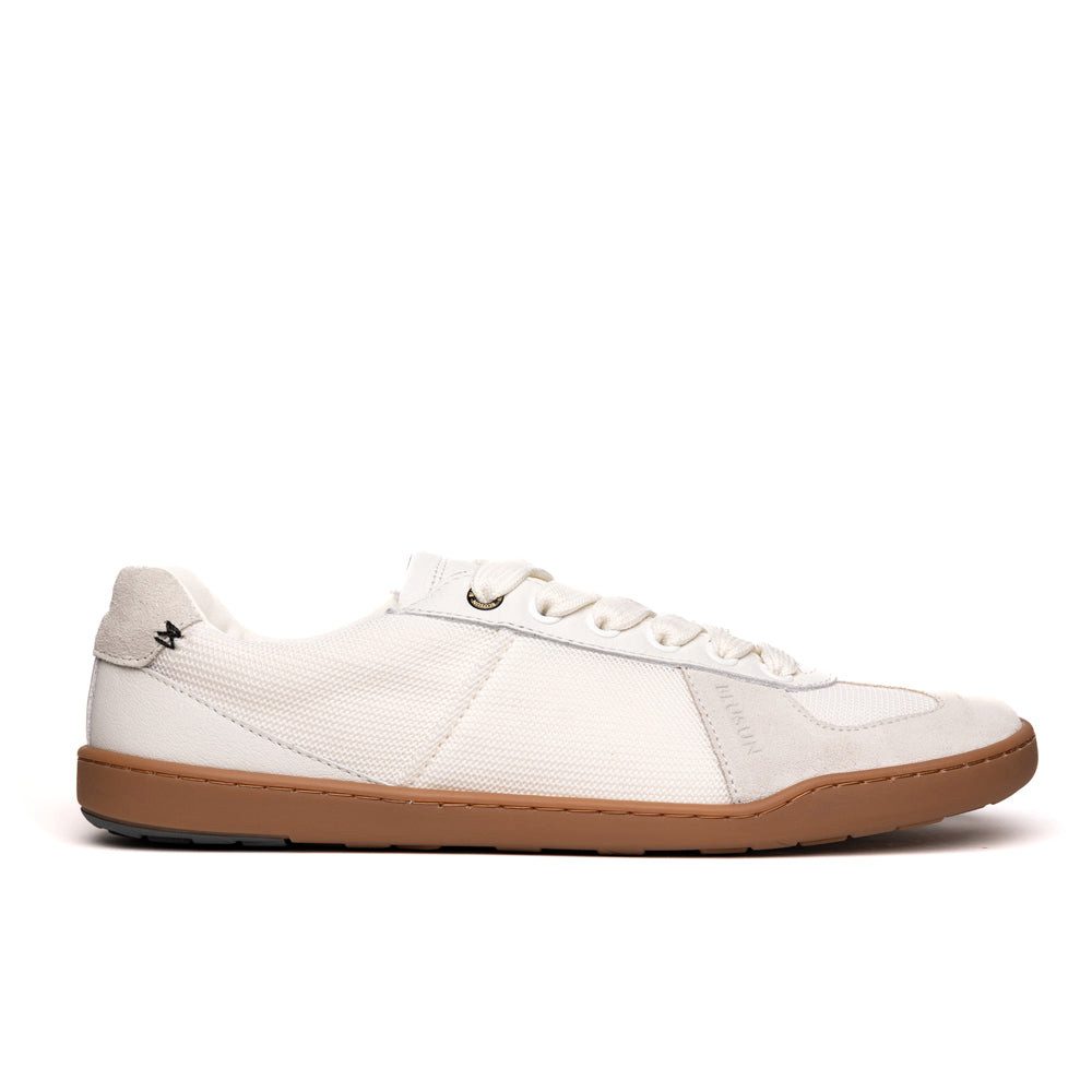 BLUSUN BLSN-204W white Barfußschuh (1 Paar, flexible Barfußsohle) Leder & Textil