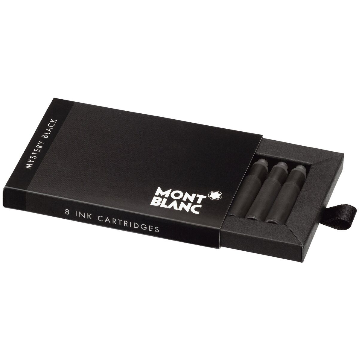 MONTBLANC Füllhalter Tintenpatrone - 8 Stück mystery black.