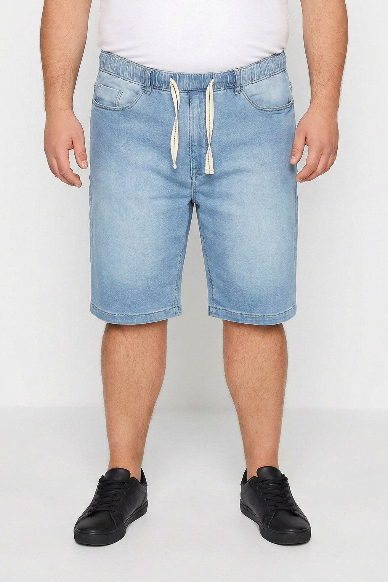 Men Plus Bermudas Superstretch-Jeansbermuda