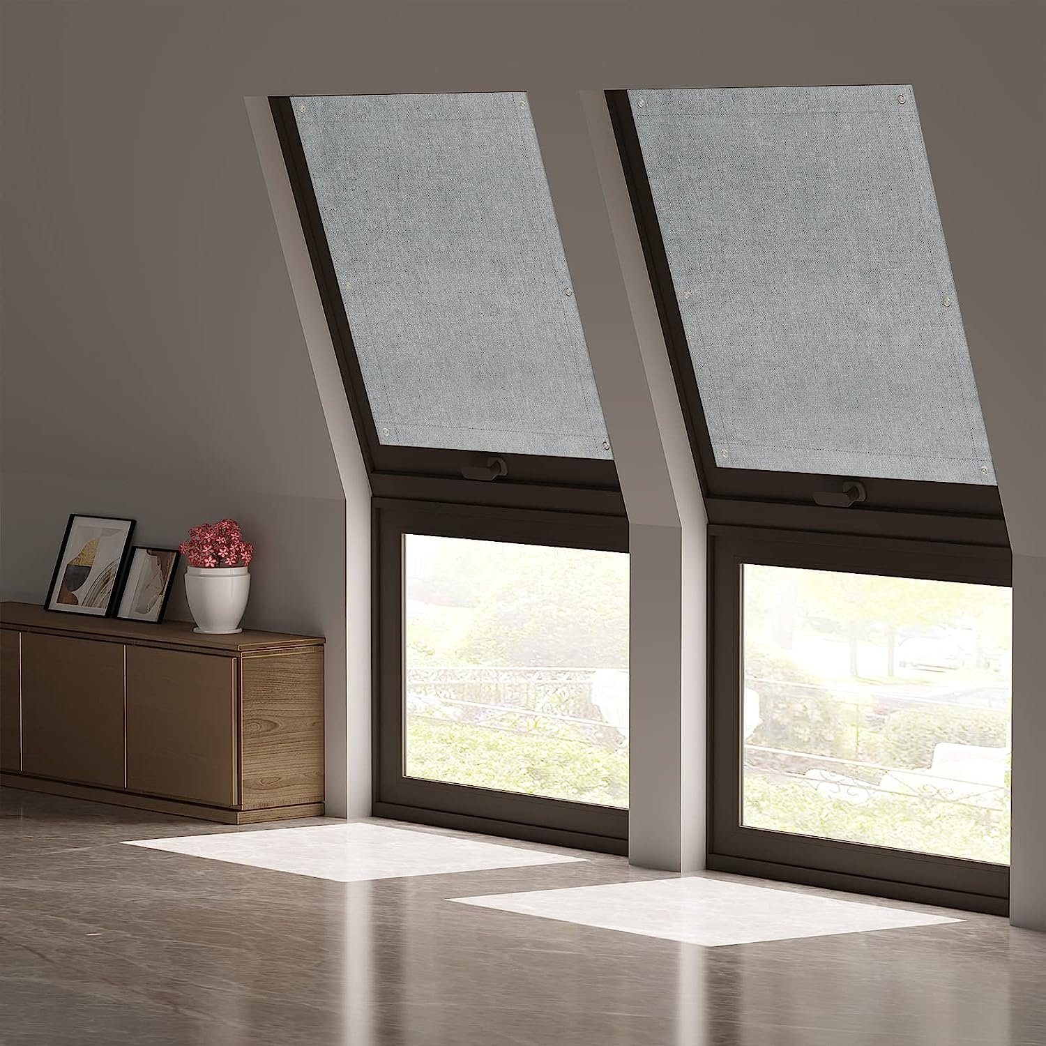 Dachfensterrollo, Woltu, ohne Bohren Sonnenschutz mit günstig online kaufen