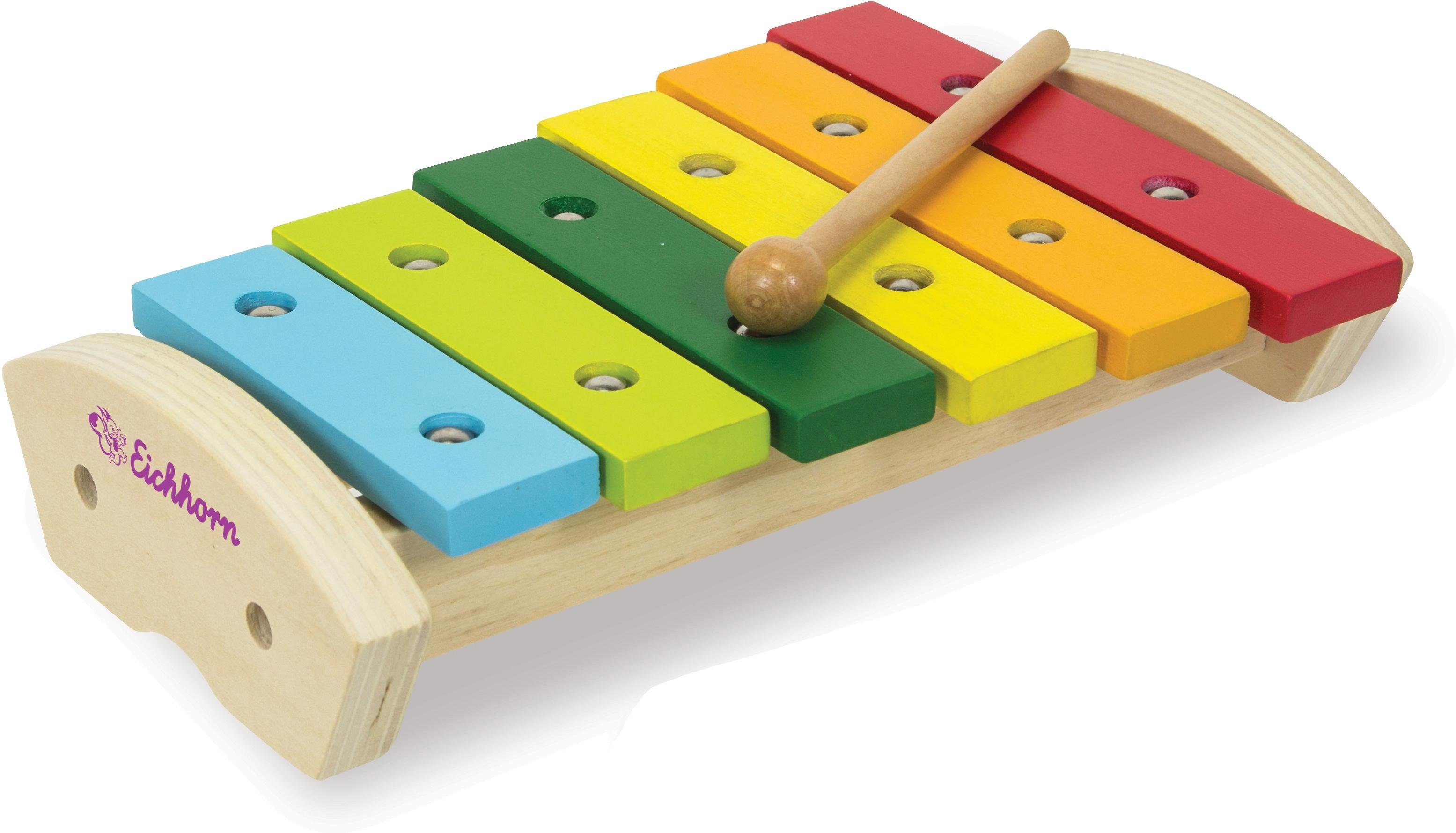 Eichhorn Spielzeug-Musikinstrument Xylophon, aus Holz, FSC® - schützt Wald