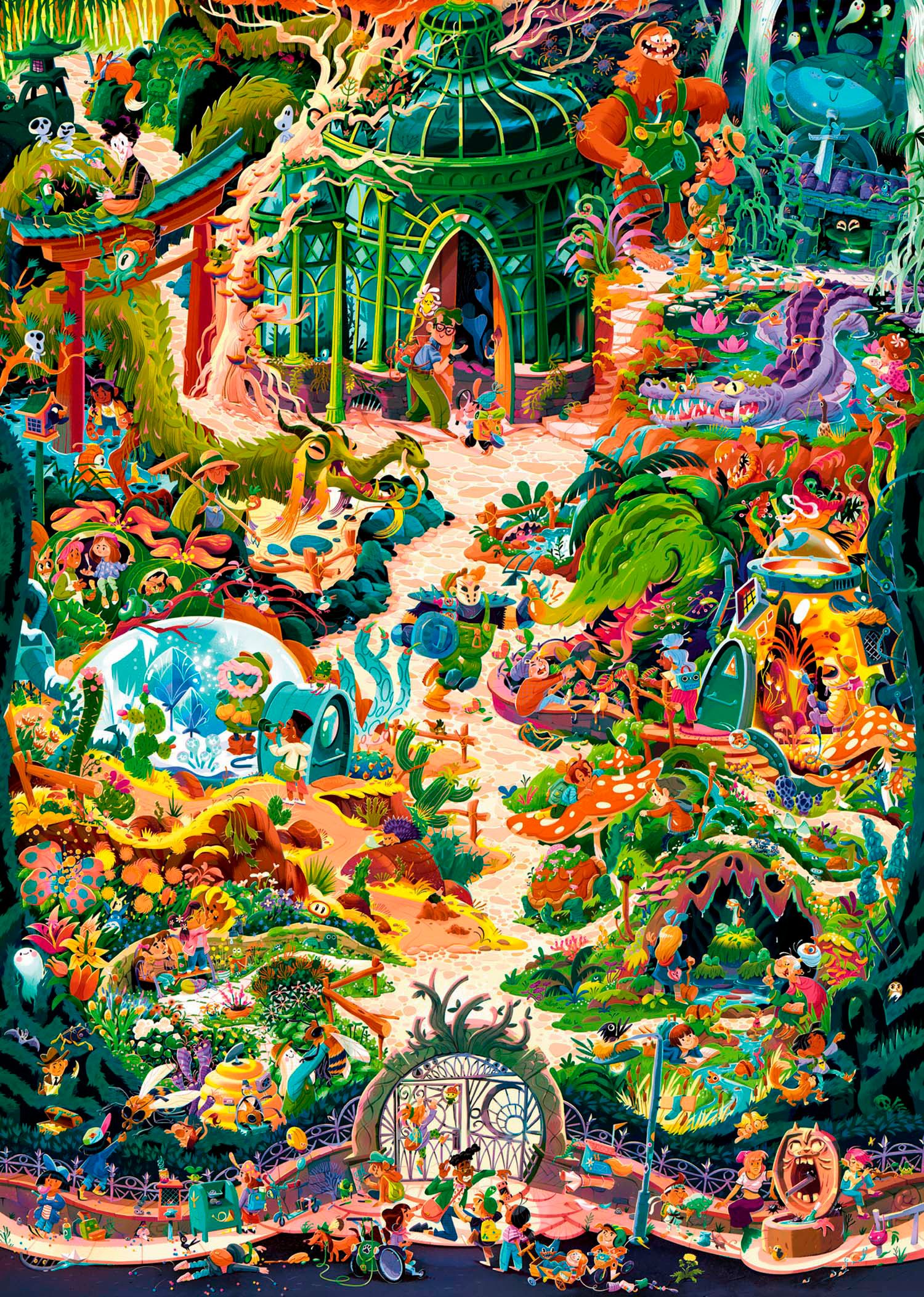 HEYE Puzzle Botanic Garden, 2000 Puzzleteile, Made in Europe günstig online kaufen