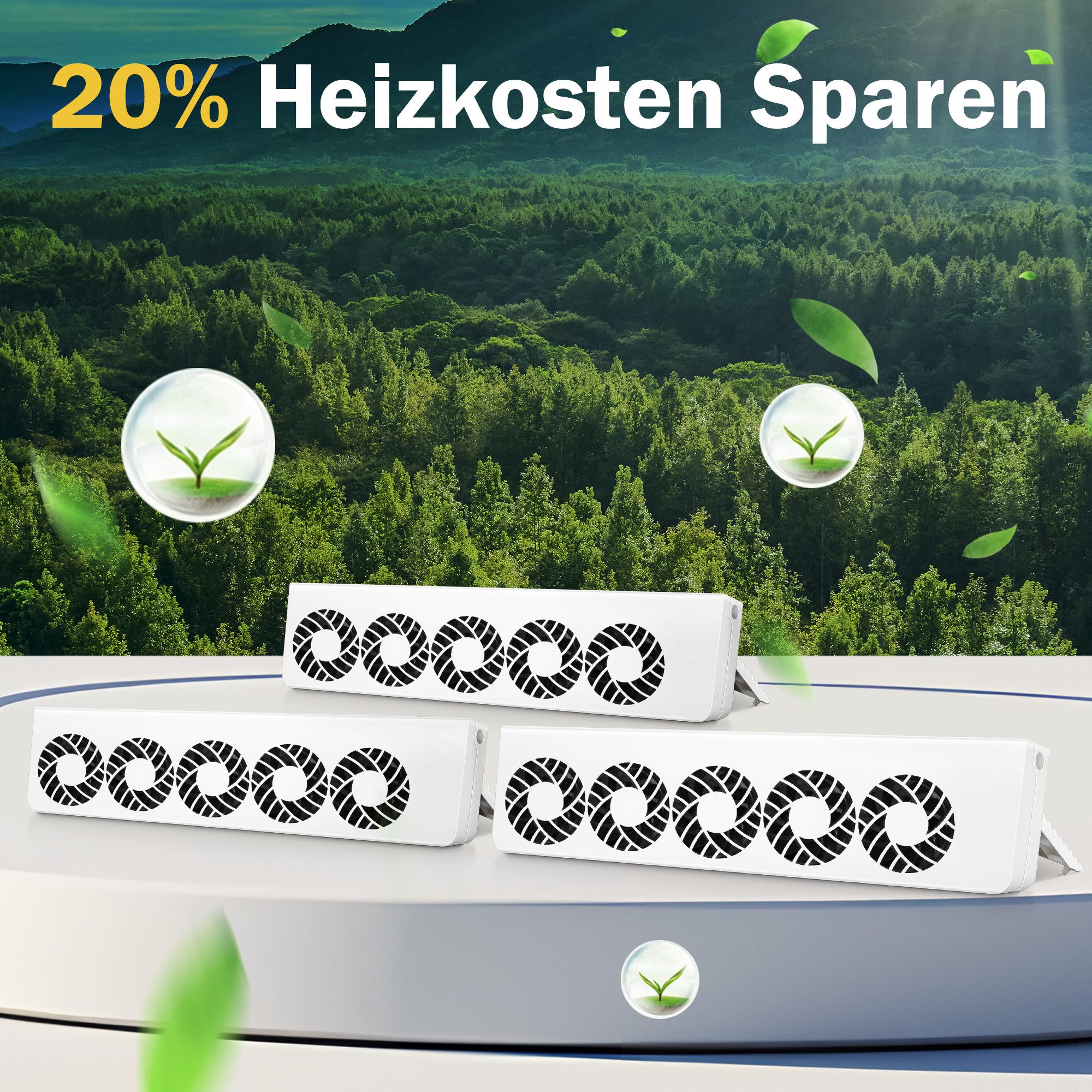 ecoCalm Heizkörperventilator Effizienzsteigerung und Energieeinsparung, mit günstig online kaufen