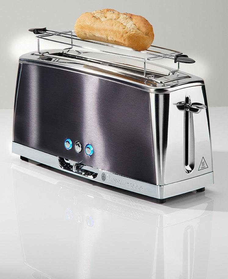 RUSSELL HOBBS Toaster Luna Moonlight 23251-56, 1 langer Schlitz, für 2  Scheiben, 1420 W, Lift&Look Funktion ermöglicht das Anschauen des Toastes  während des Röstens | Langschlitztoaster