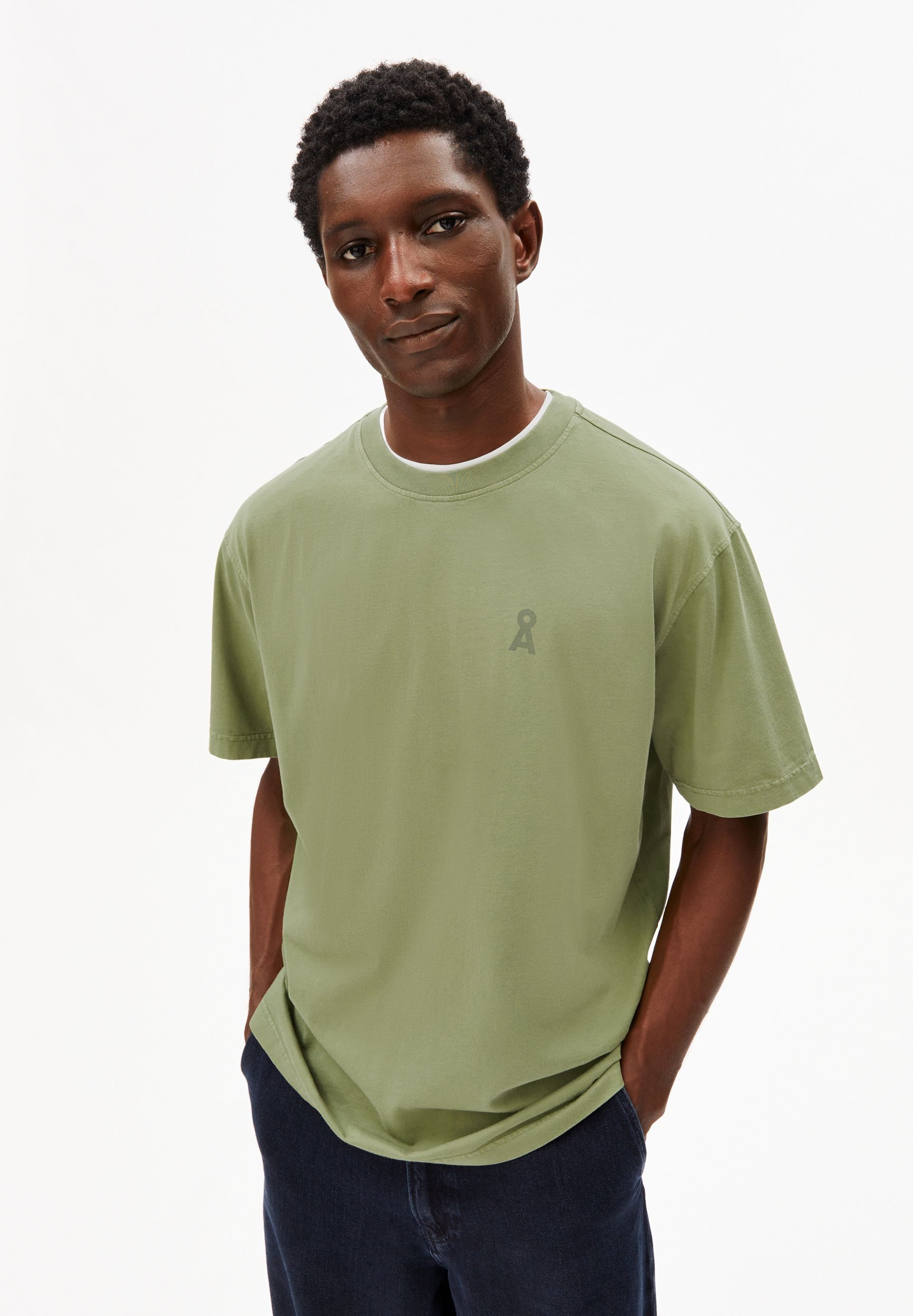 Print-Shirt ICONIC Å MAARKOS T-Shirt aus Bio-Baumwolle