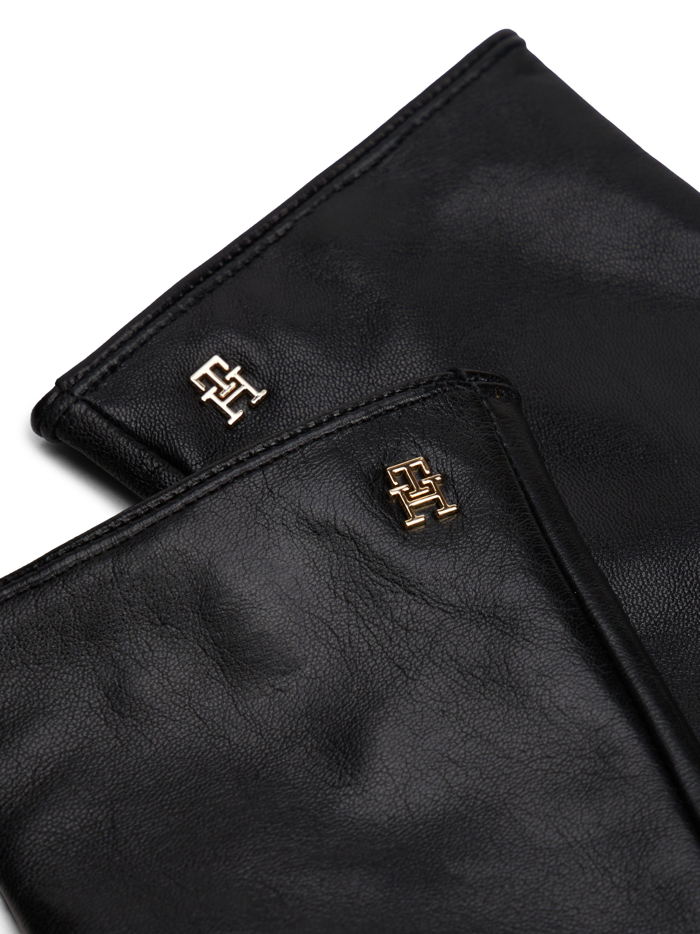 Tommy Hilfiger Lederhandschuhe TH ELEVATED CHIC LEATHER Finderhandschuhe, f günstig online kaufen