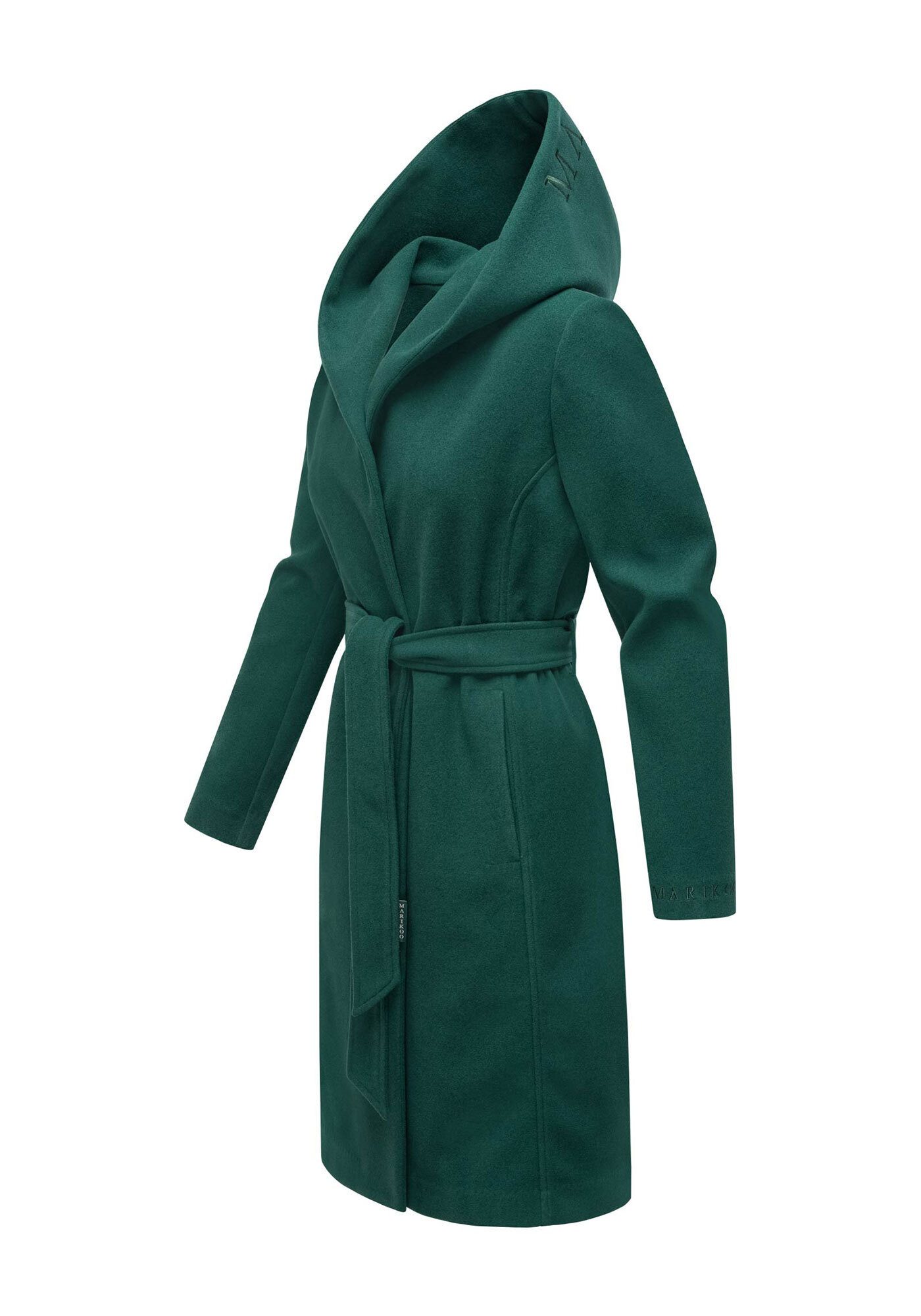 Marikoo Kurzmantel Kailii Eleganter Wickel Mantel günstig online kaufen