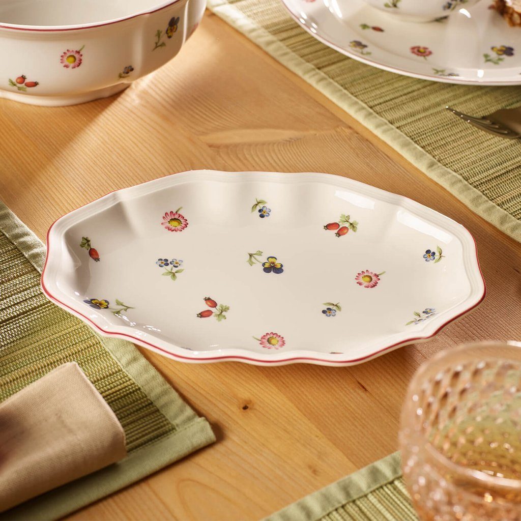 Villeroy & Boch Servierschüssel Petite Fleur Beilagenschale, Porzellan, (1-tlg), Premium Porcelain, mikrow.- & spülm.sicher, Made in Germany