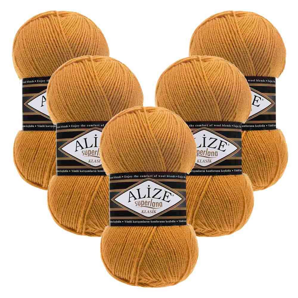 Alize 5 x ALIZE Superlana Klasik Häkelwolle, 280 m