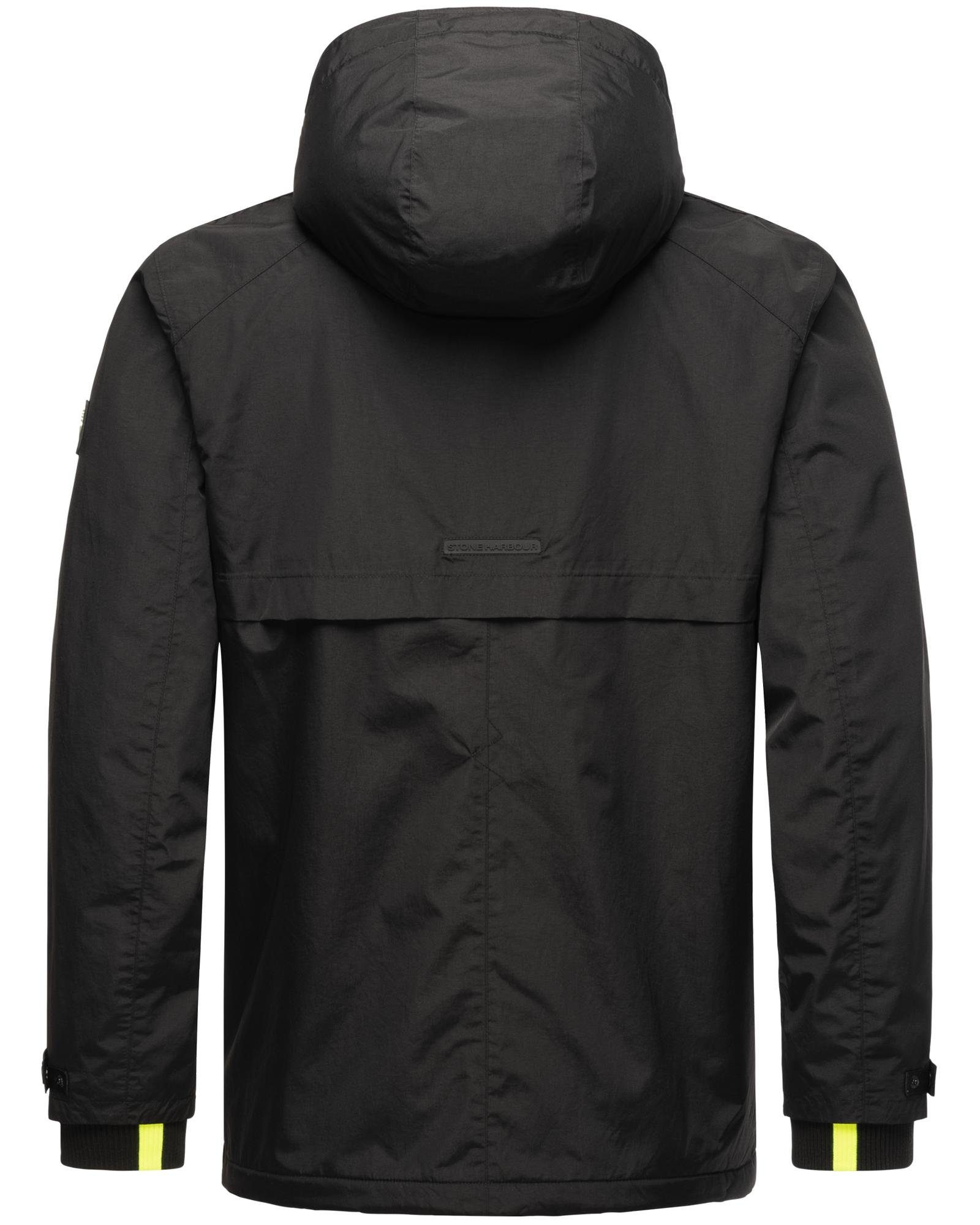 Stone Harbour Regenjacke Zanjaar Herren Übergangsjacke mit Fleece-Futter
