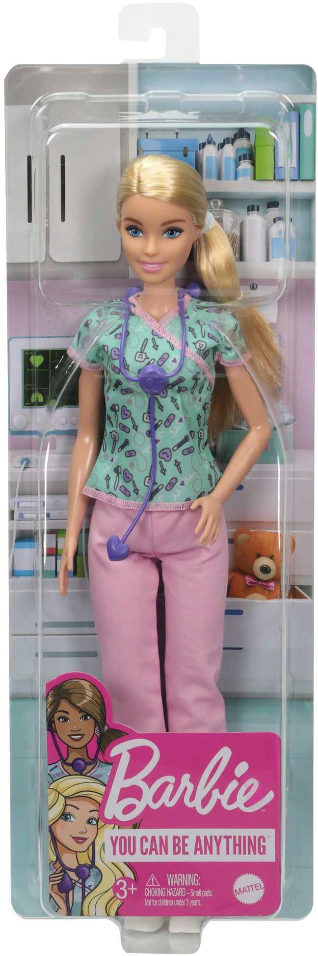 Barbie Anziehpuppe Krankenschwester