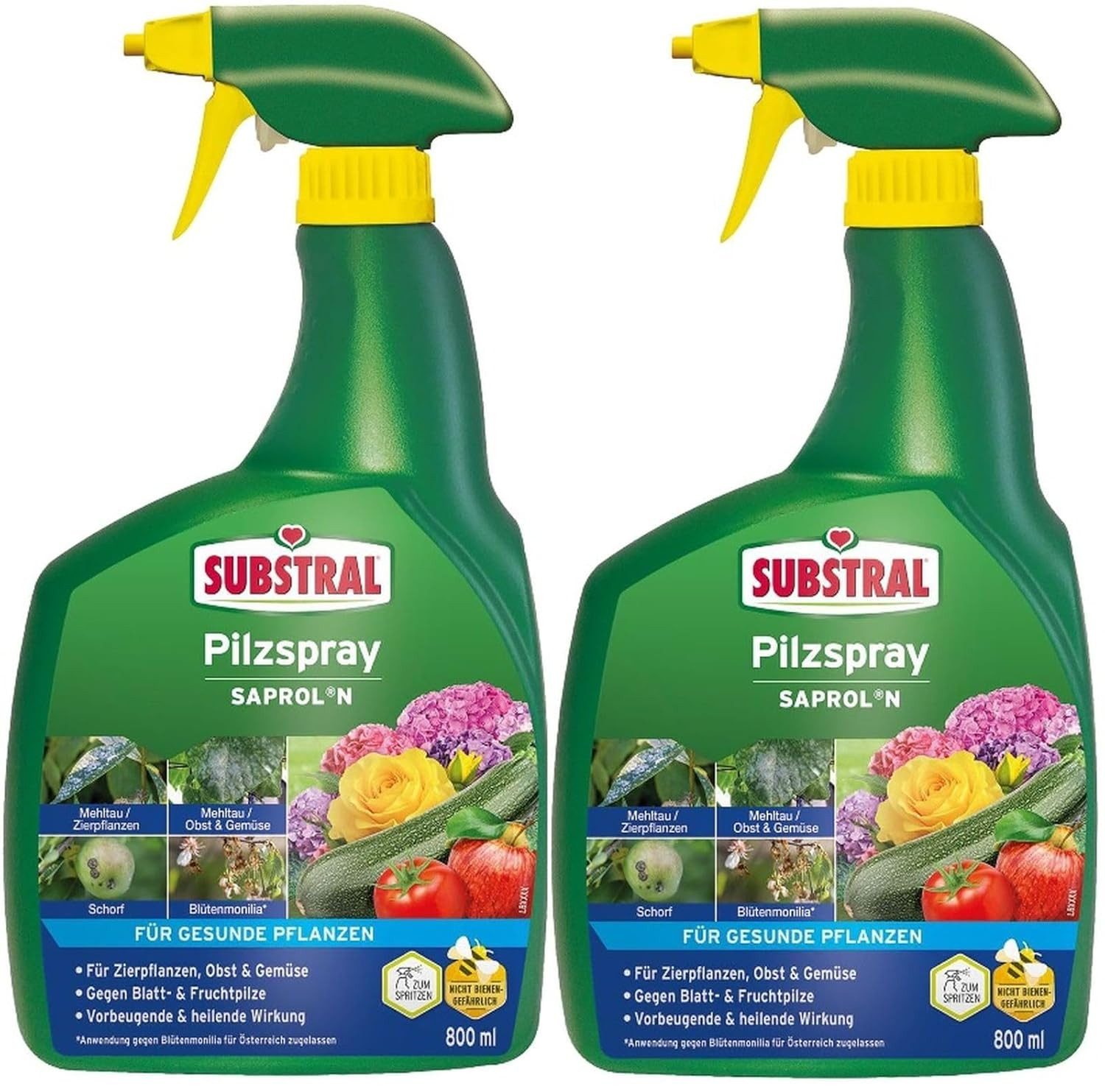 Substral Pflanzen-Pilzfrei Substral Pilzfrei Saprol N - anwendungsfertiges Fungizid 2 x 800 ml