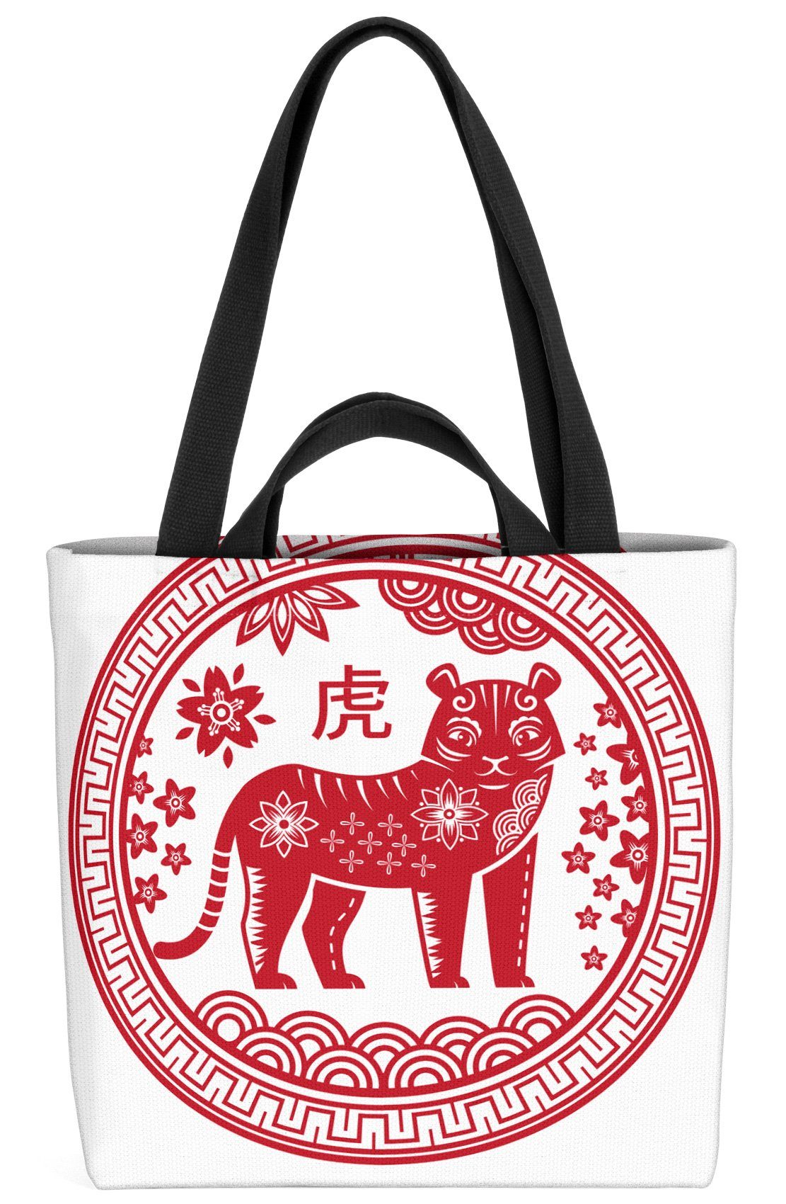 Sternzeichen Astrologier VOID Horoskop Tiger (1-tlg), Sternbild Tiere Tierkreiszeichen Henkeltasche