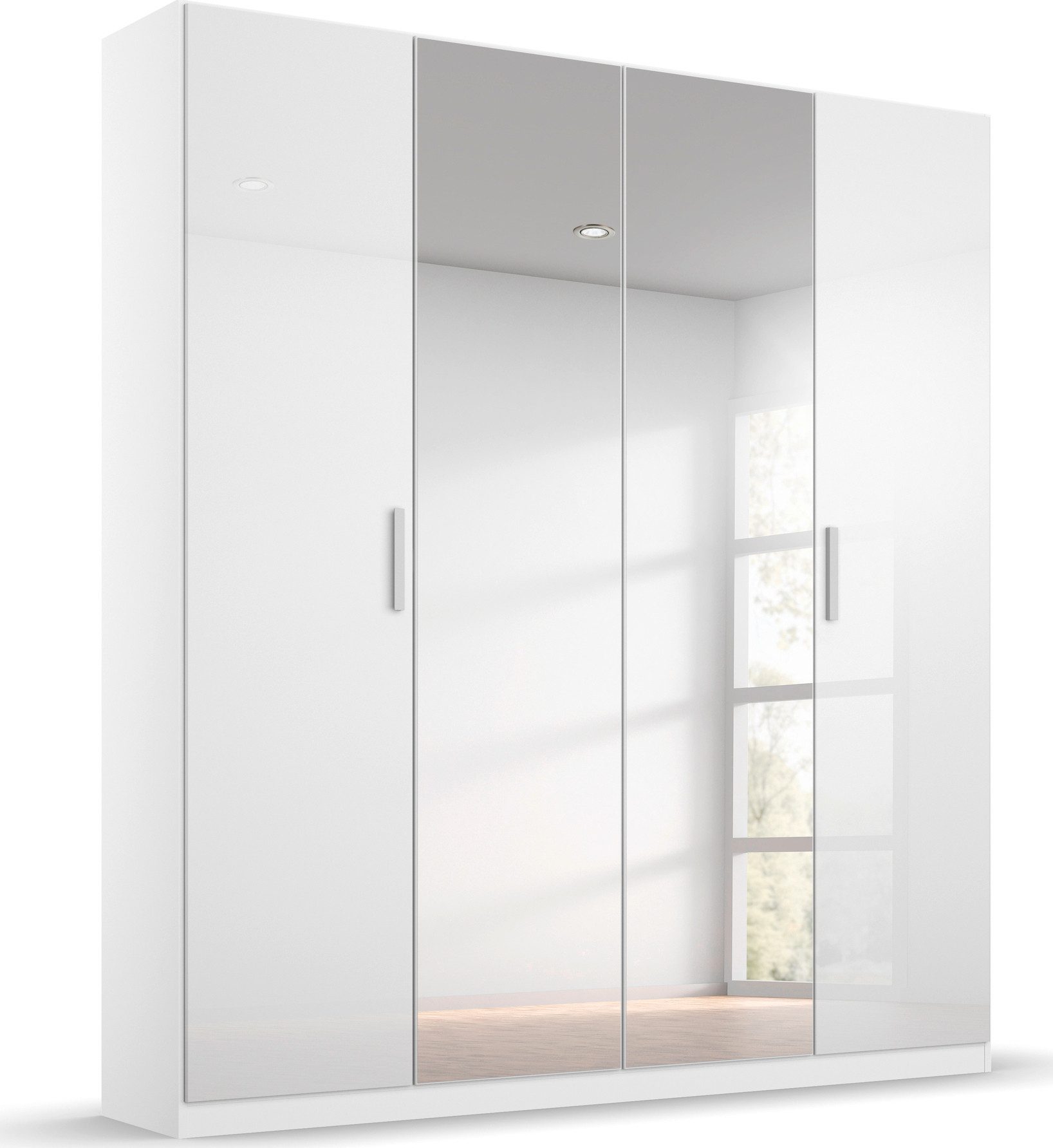 rauch Drehtürenschrank Kleiderschrank Schrank Garderobe KOLUNA Hochglanz-Fr günstig online kaufen