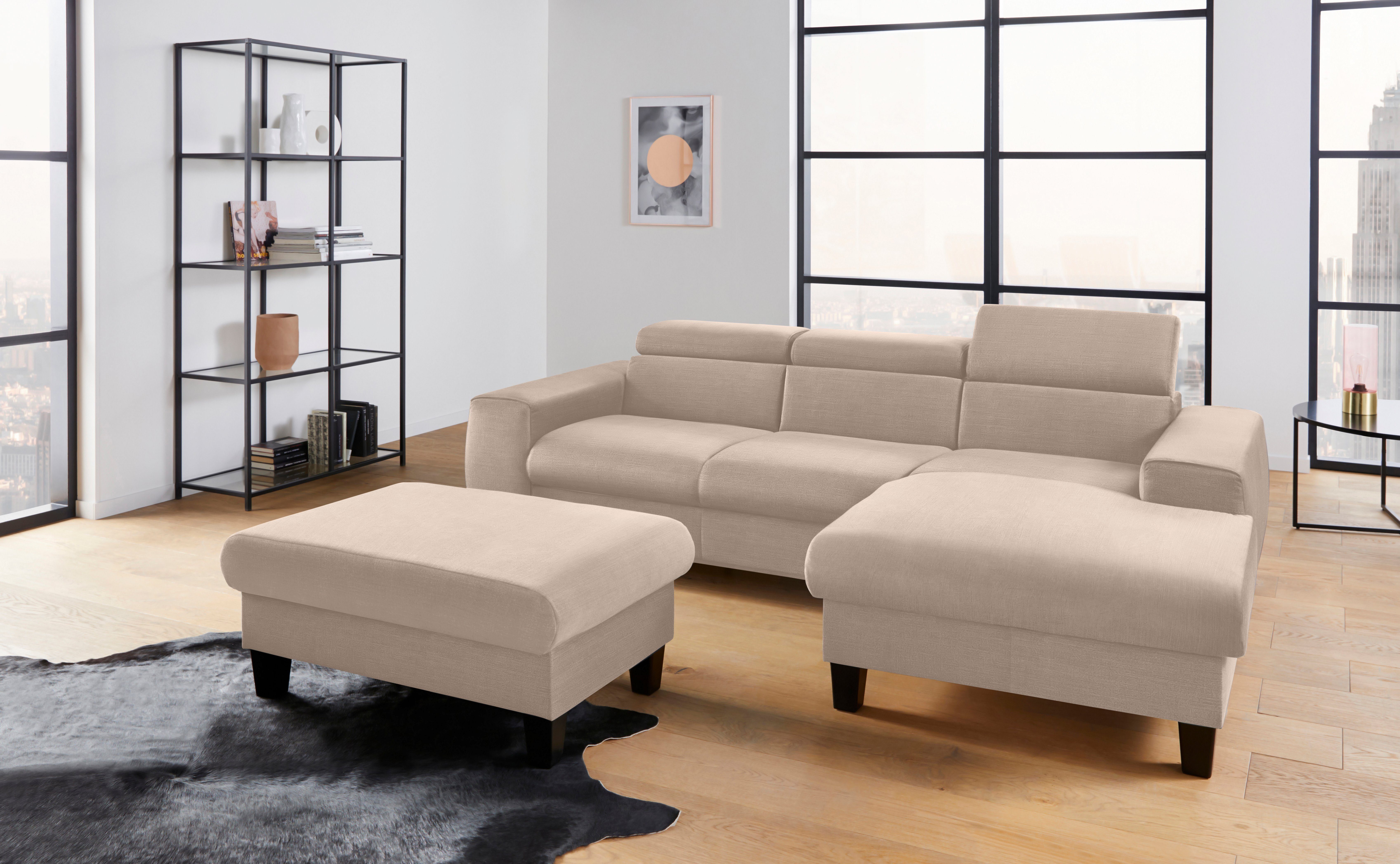 COTTA Polstergarnitur Morven L-Form, (Set), Set bestehend aus: Ecksofa mit günstig online kaufen
