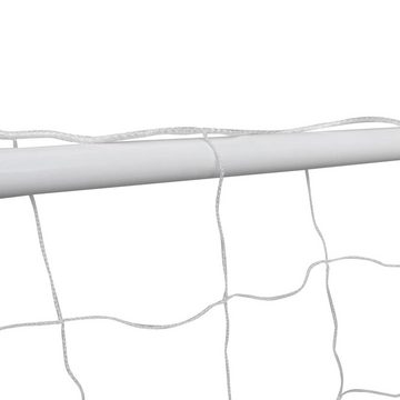 vidaXL Fußballtor Fußball-Tornetze 2 Stück 240 x 90 x 150 cm Stahl