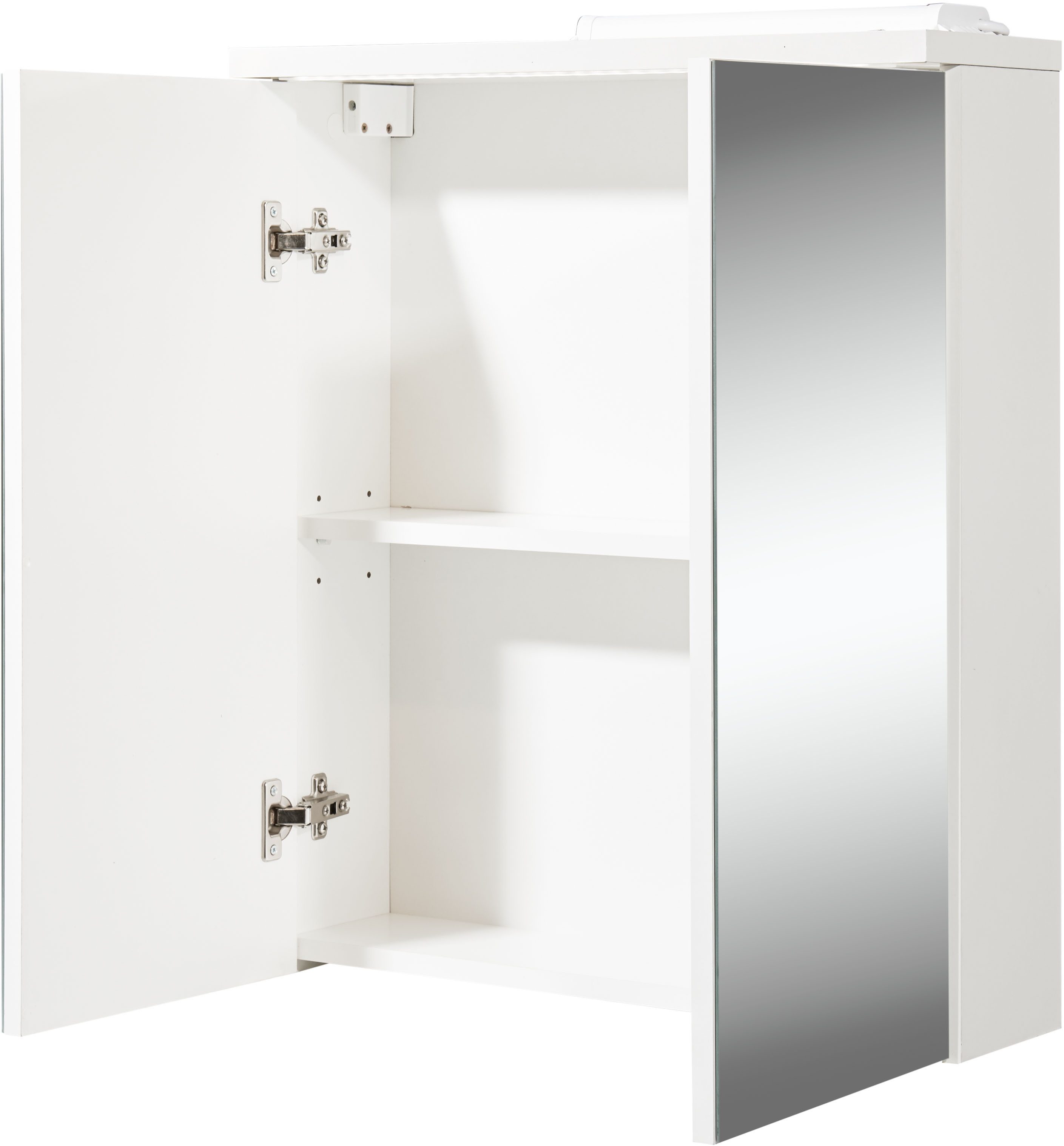 BASIC by Balculina Spiegelschrank Pool, Badezimmerschrank BxHxT 60x68x20 (1-St) Breite 60cm, Tür L/R montierbar