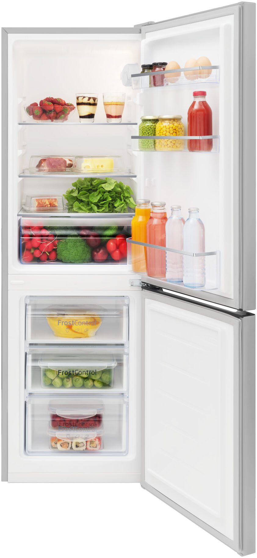 Amica Kühl-/Gefrierkombination KGCL 384 159 E, 144 cm hoch, 47,4 cm breit