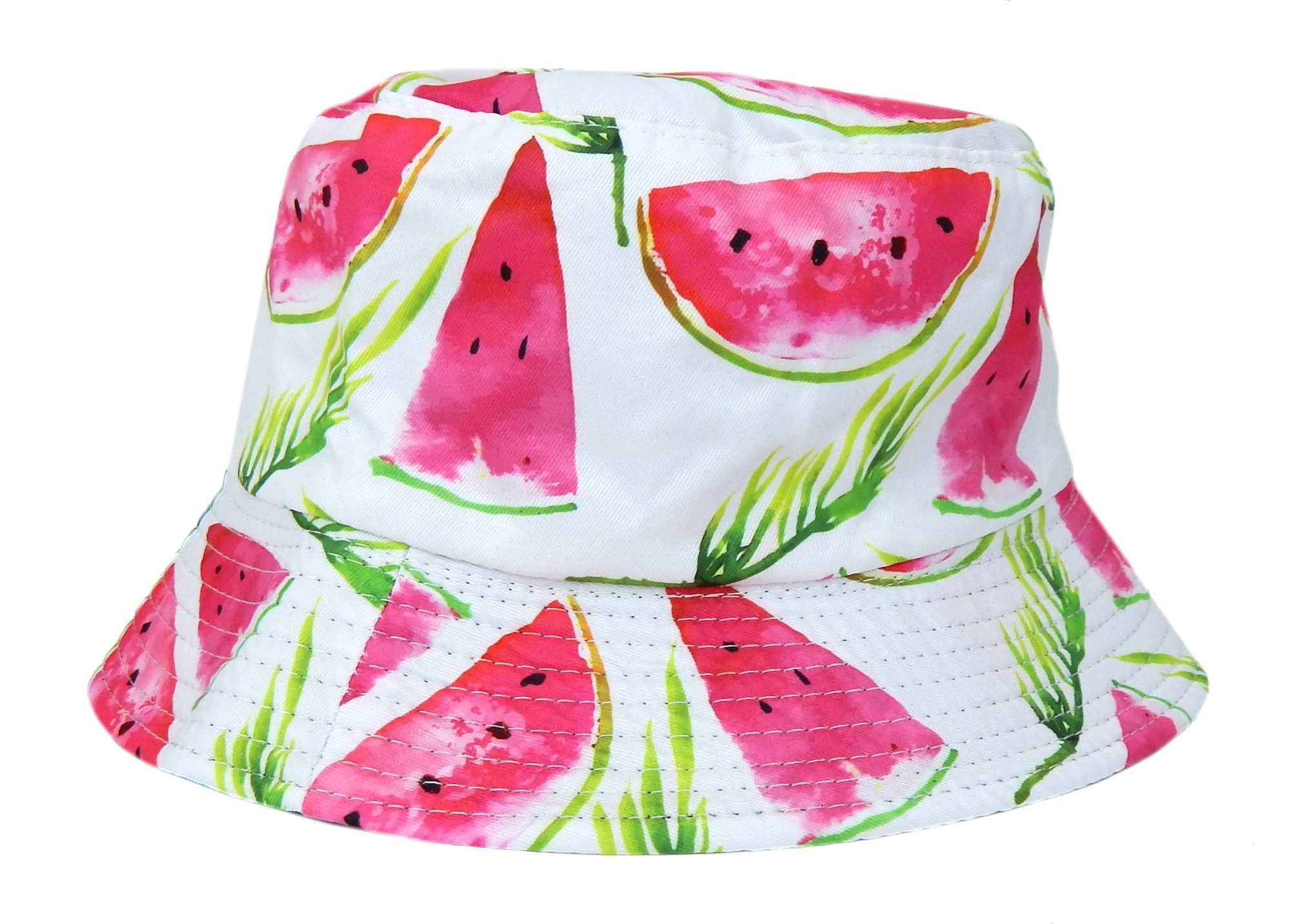 Ella Jonte Sonnenhut Bucket Hat weiß Melone Damen Wendehut innen schwarz