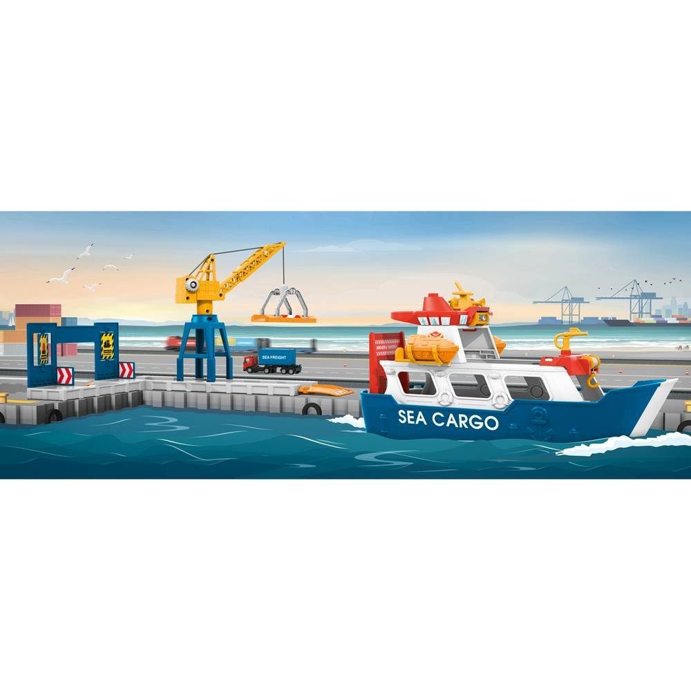 Märklin Spielzeug-Eisenbahn my world - Frachtschiff und Hafenkran 072223 günstig online kaufen