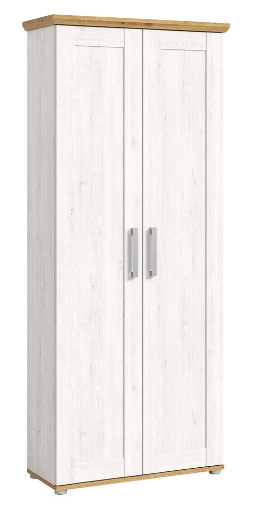 Schuhschrank Garderobenschrank Verona, Lärche Sibiu / Eiche