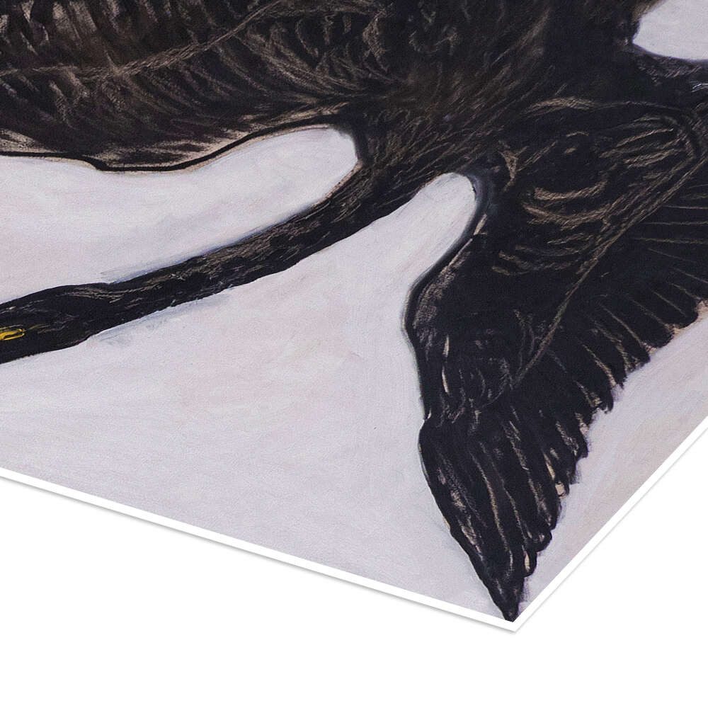 Posterlounge Wandbild The Black Swan, Hilma af Klint, erhältlich als Poster, Leinwandbild, Wandsticker oder Acrylglasbild