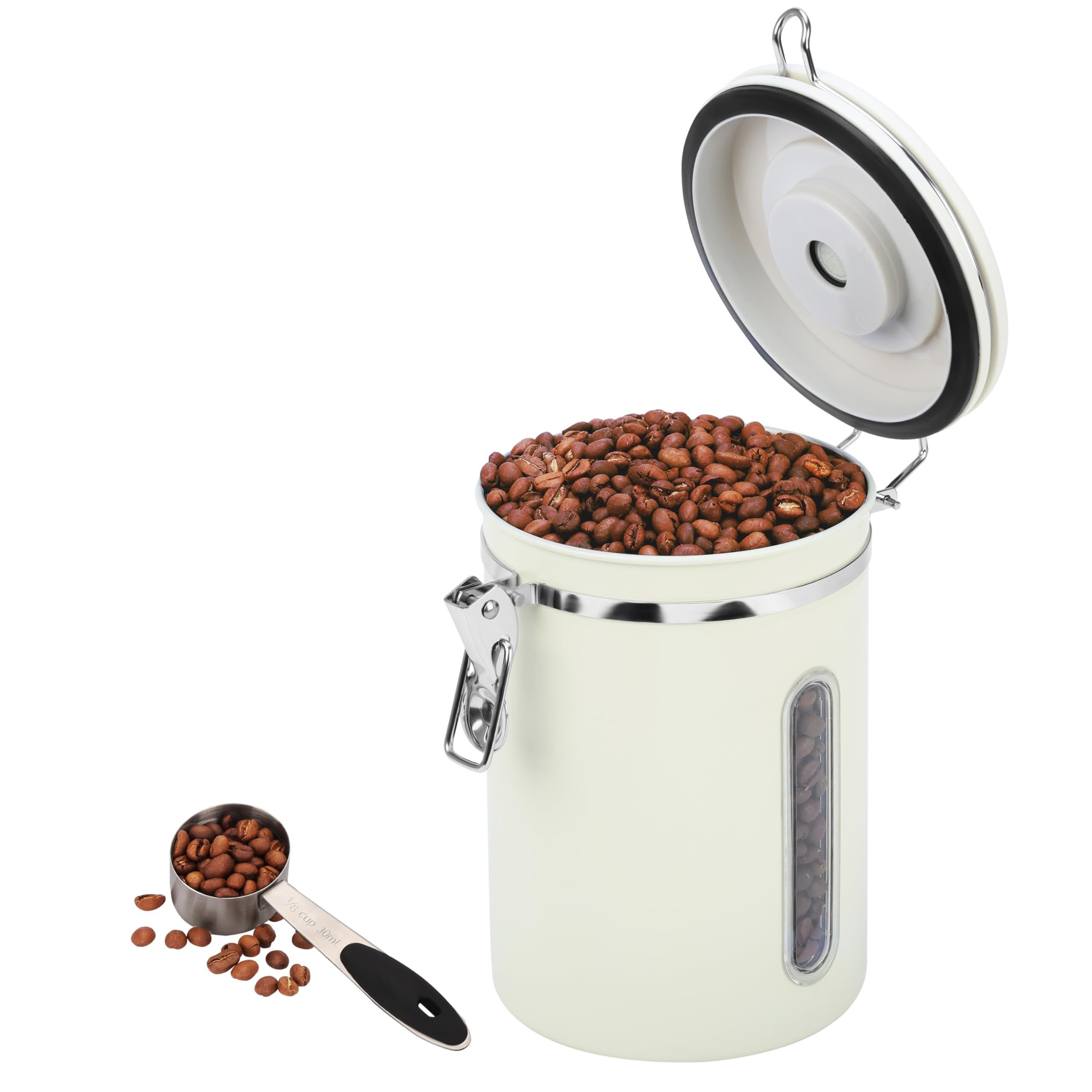 Vorratsdose BELLE VOUS Kaffeedose luftdicht mit Datumsanzeige