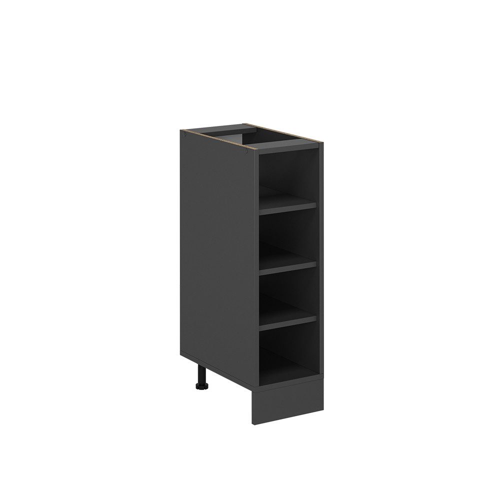 Vicco Küchenregal R-Line Offener Küchenschrank Anthrazit 25 cm ohne Arbeits günstig online kaufen
