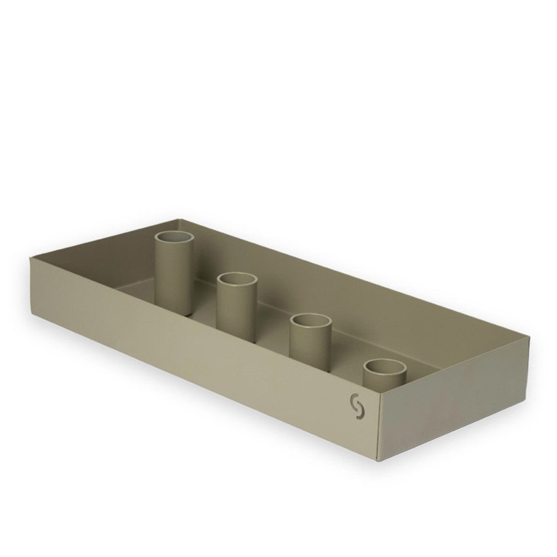 Storefactory Scandinavia Kerzenständer Kerzenhalter SUND 4er grün, 30x13x4cm