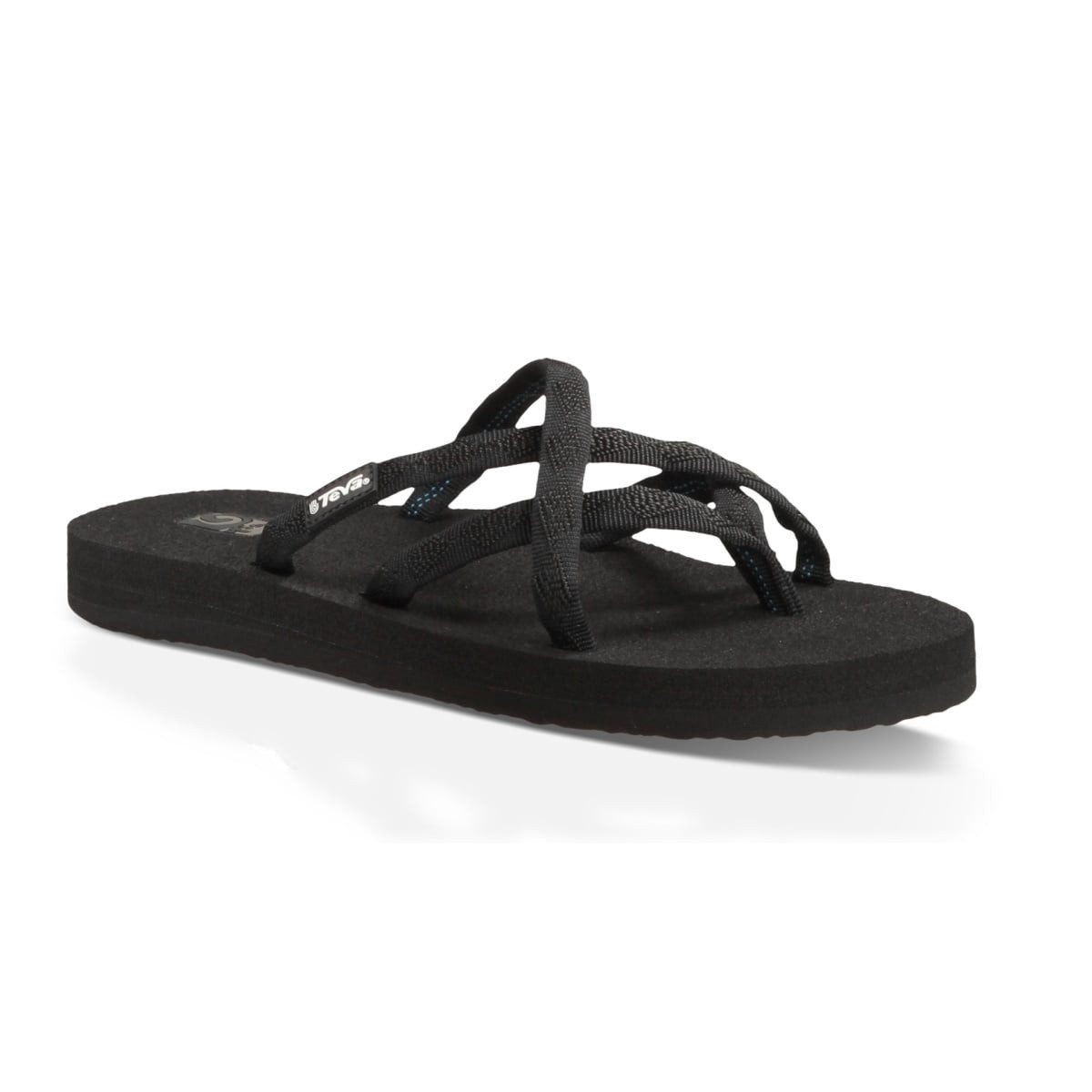 Teva Zehensandale Olowahu schwarz/schwarz Damen Sandale