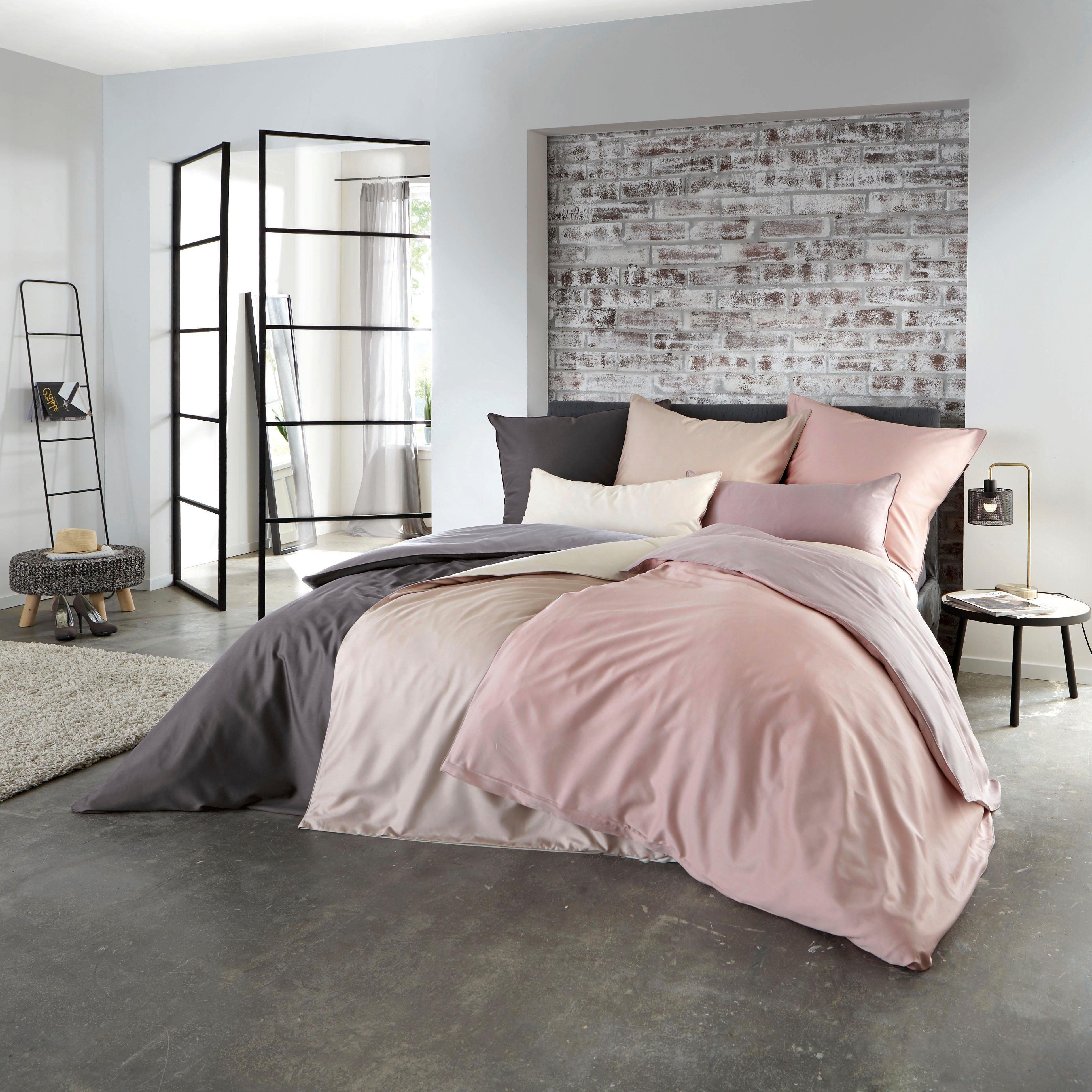 Kleine Wolke Bettwäsche Linda, Mako-Satin, 2 teilig, einfaches, sehr elegantes Design – Bild 2 von 5